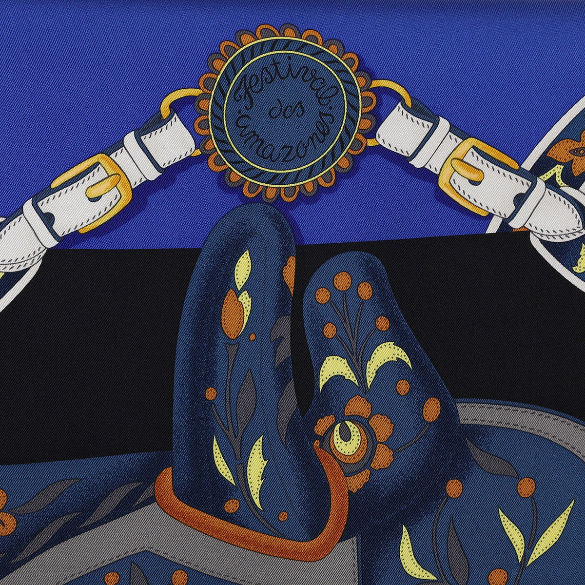 Hermès Festival des Amazones Silk Scarf