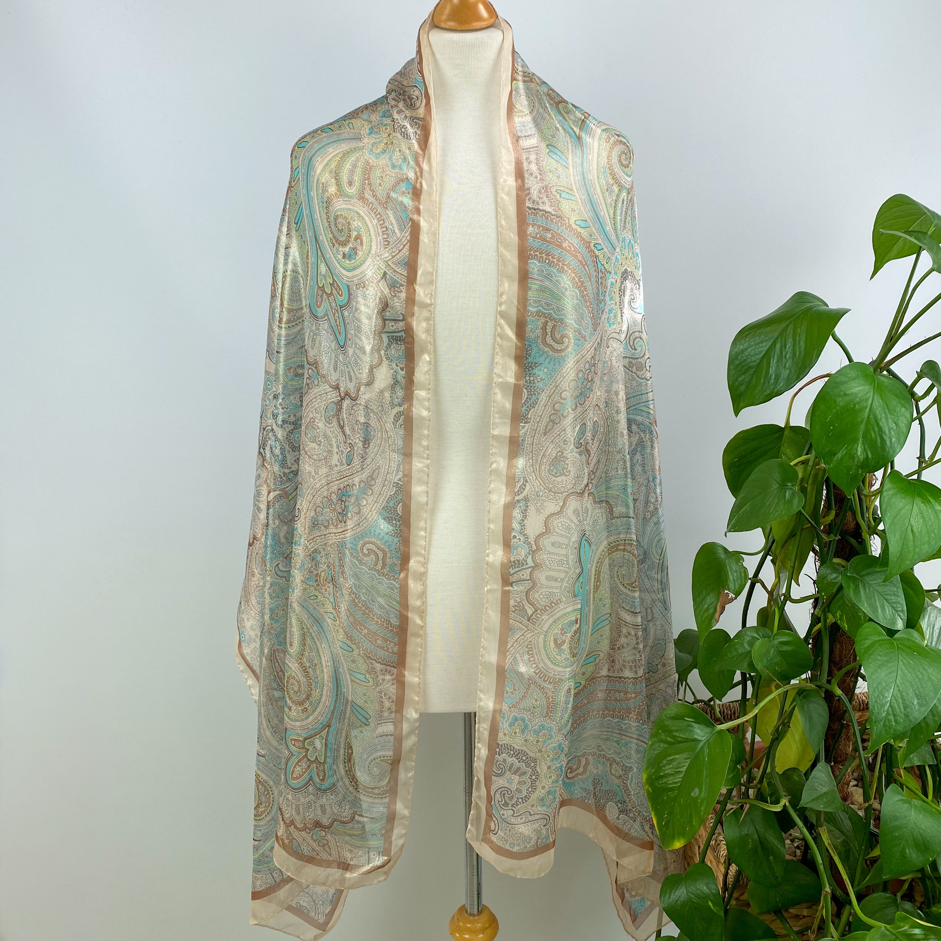 Brand New Marc Cain Sheer Wrap Style Silk Scarf