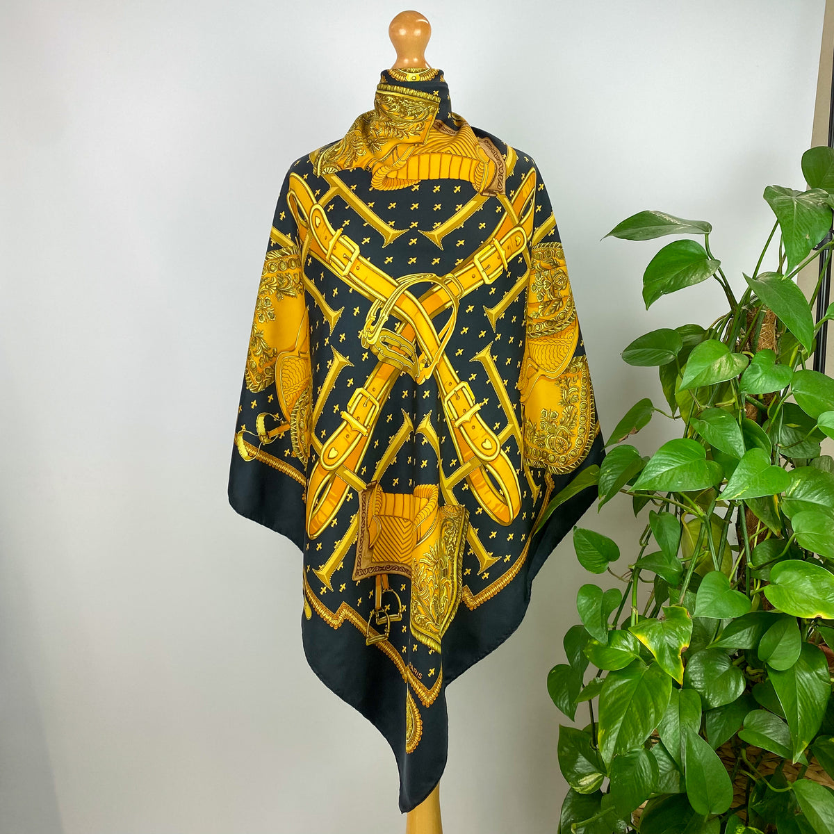 Hermès Selles a House 1967 Silk Scarf