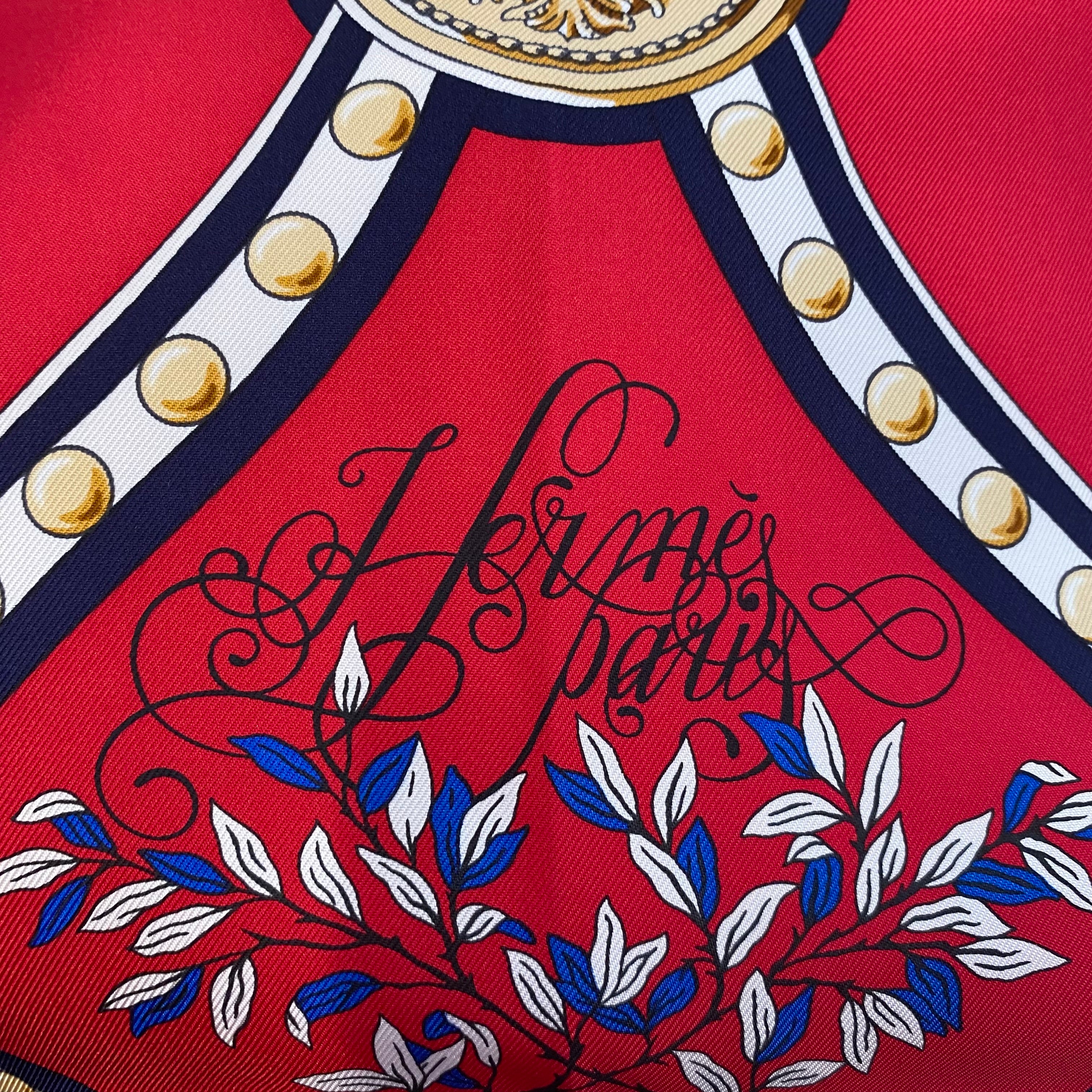 Brand New Boxed Hermès Grand Tralala Silk Scarf