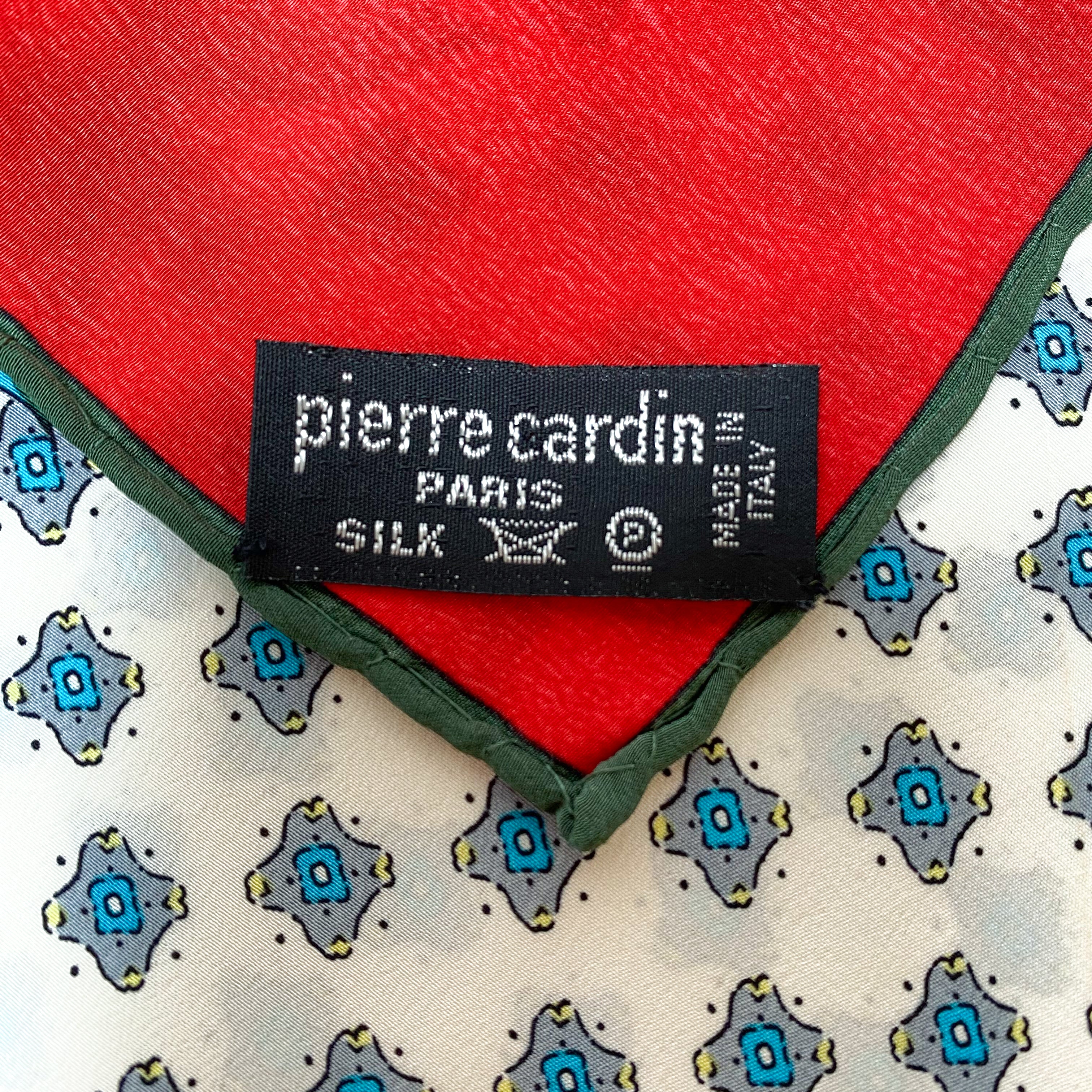Vintage Pierre Cardin Silk Scarf