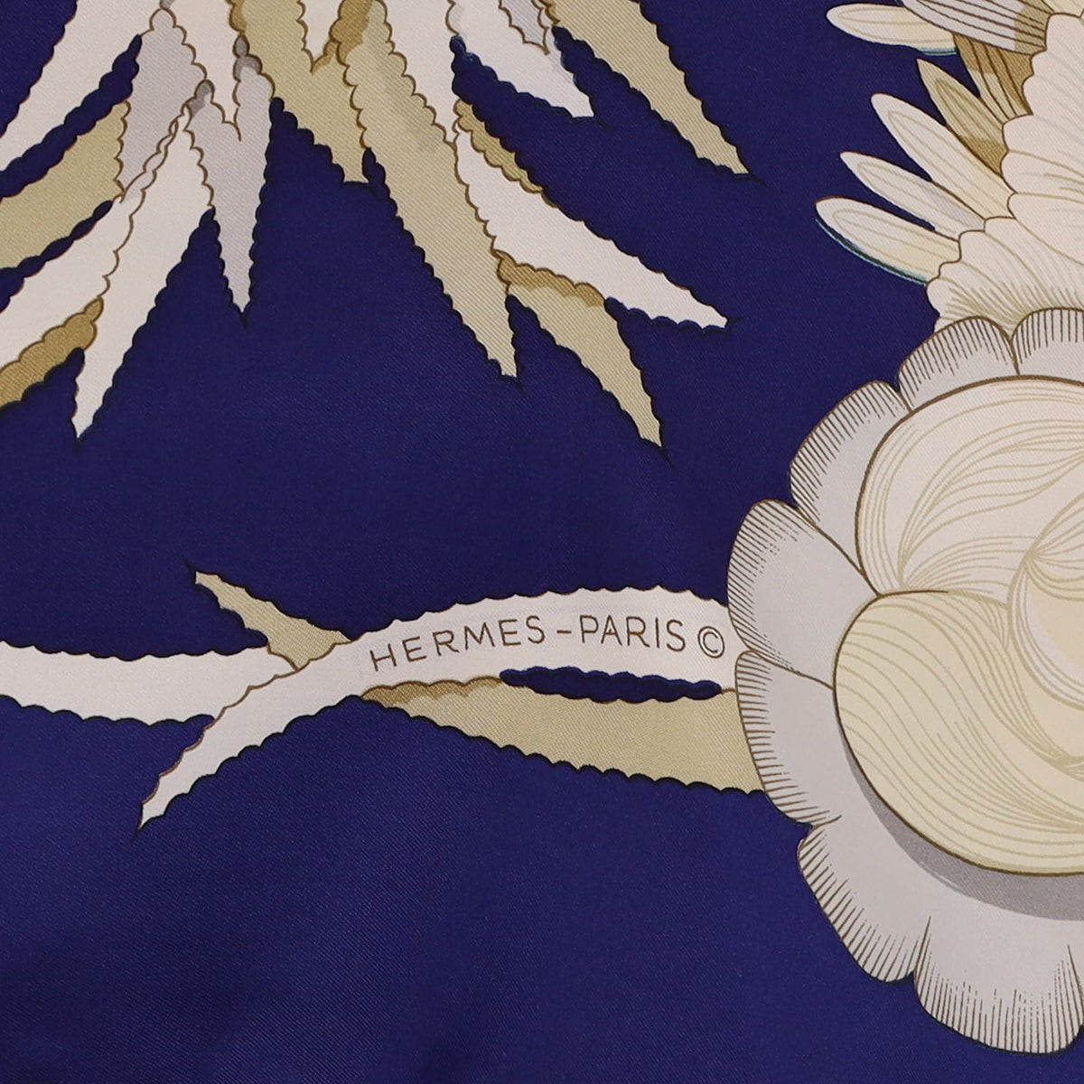 Quite Rare Hermès Tahiti Silk Scarf