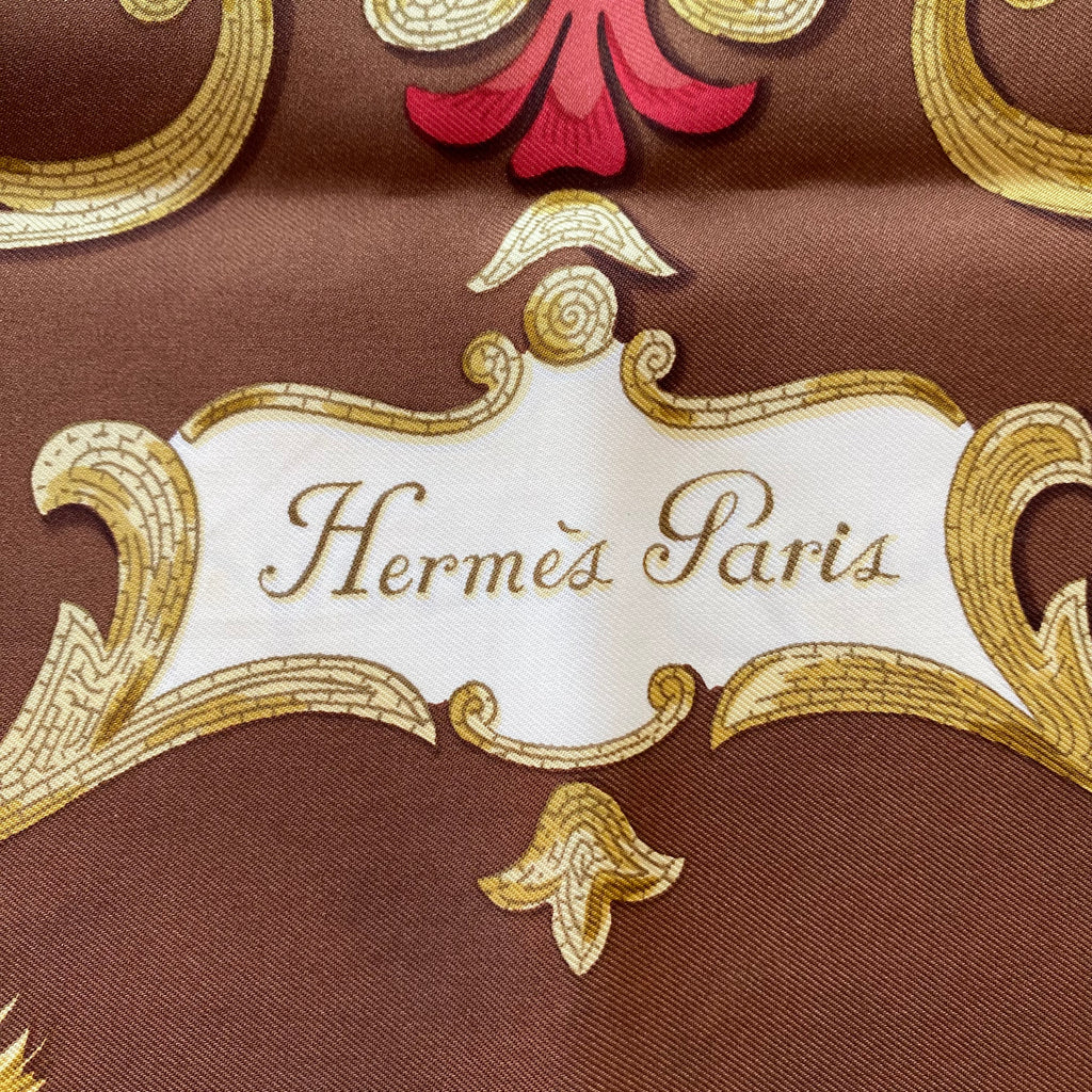 Hermès Cheval Turc Silk Scarf