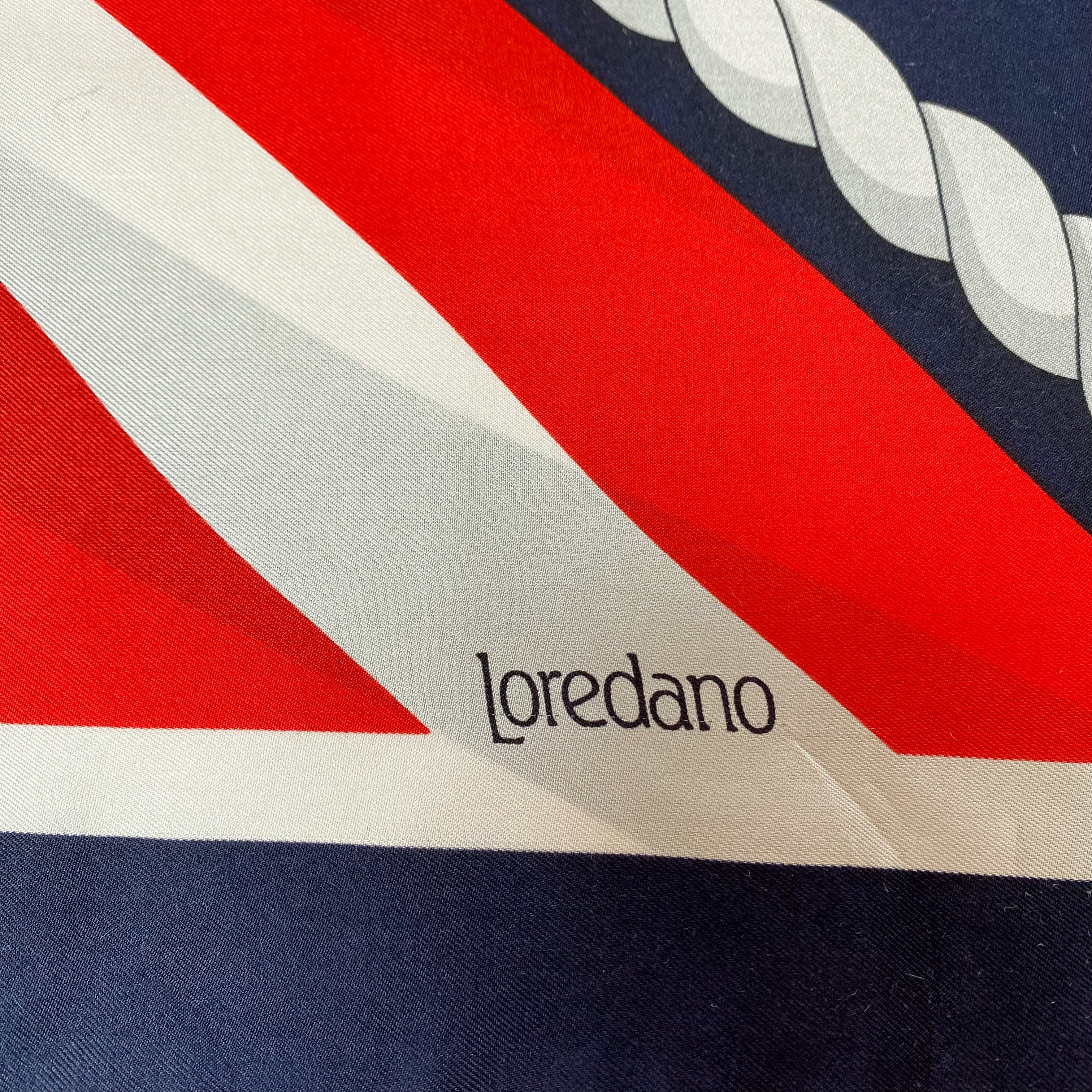 Loredano Nautical Themed Silk Scarf