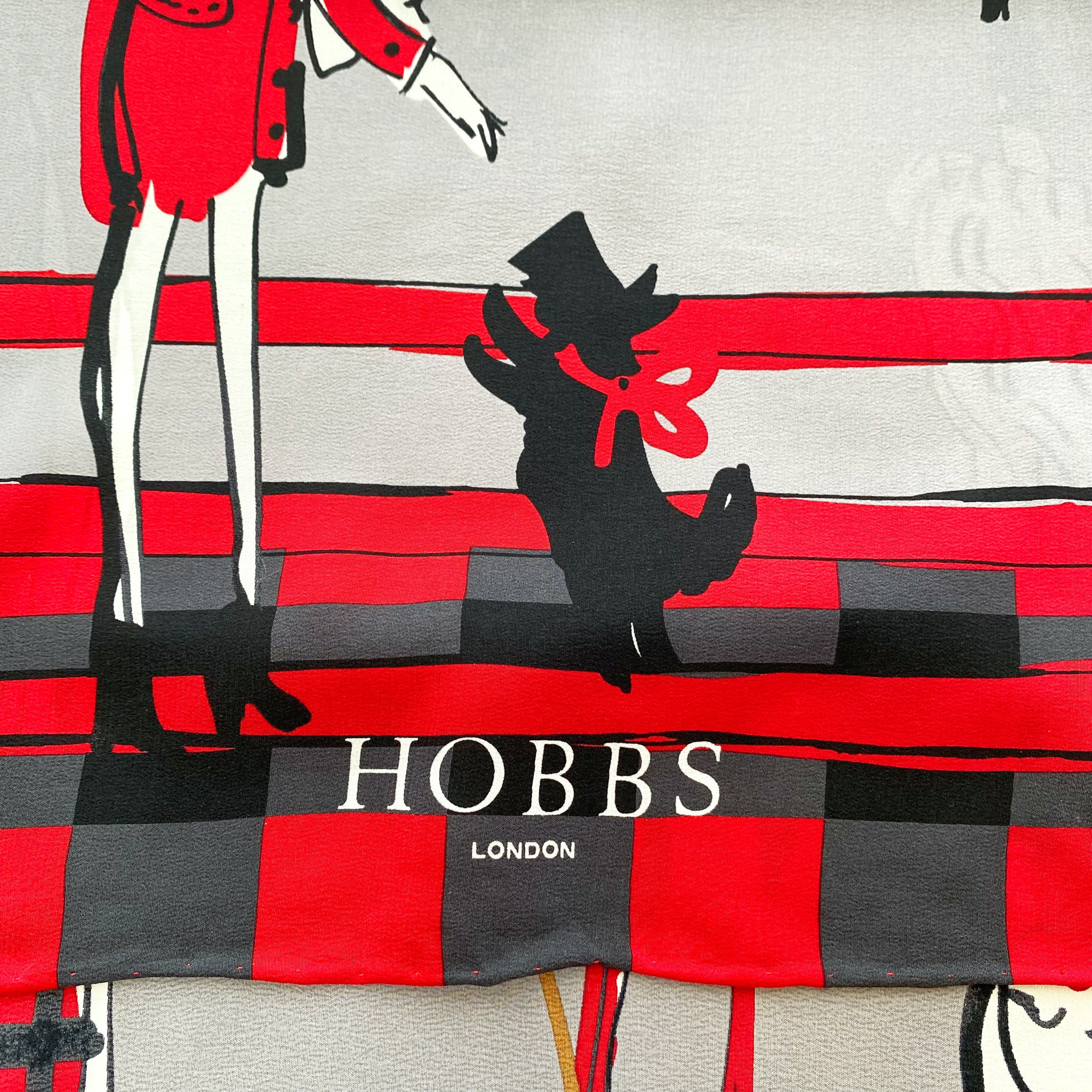 Hobbs Dog Walking Silk Scarf