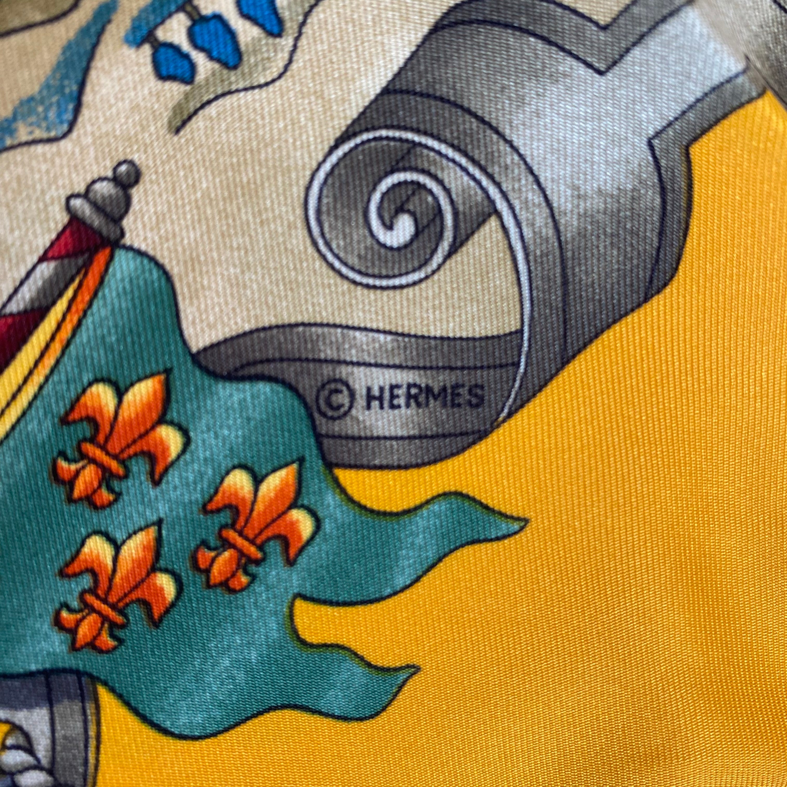 Hermès Voiles De Lumiers Silk Scarf