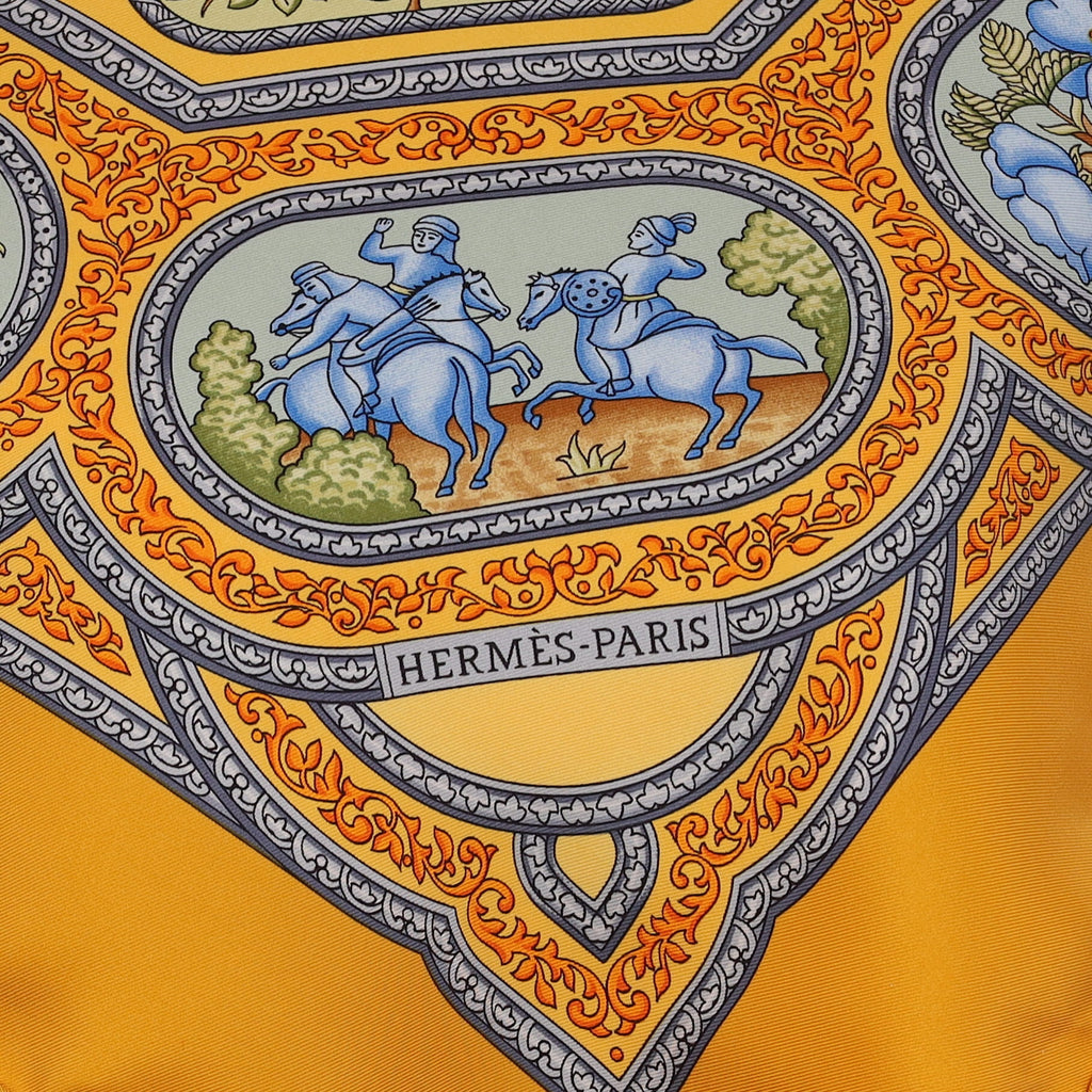 Hermès Qalamdan Silk Scarf