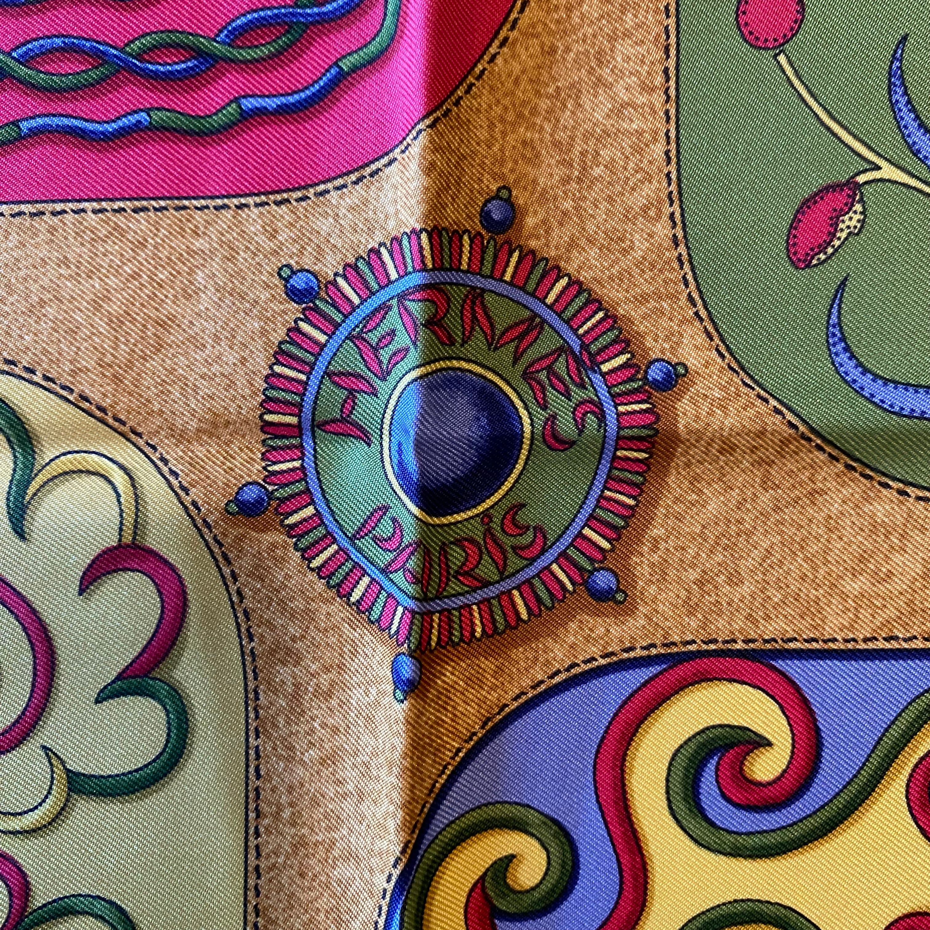 Hermès Festival Silk Scarf