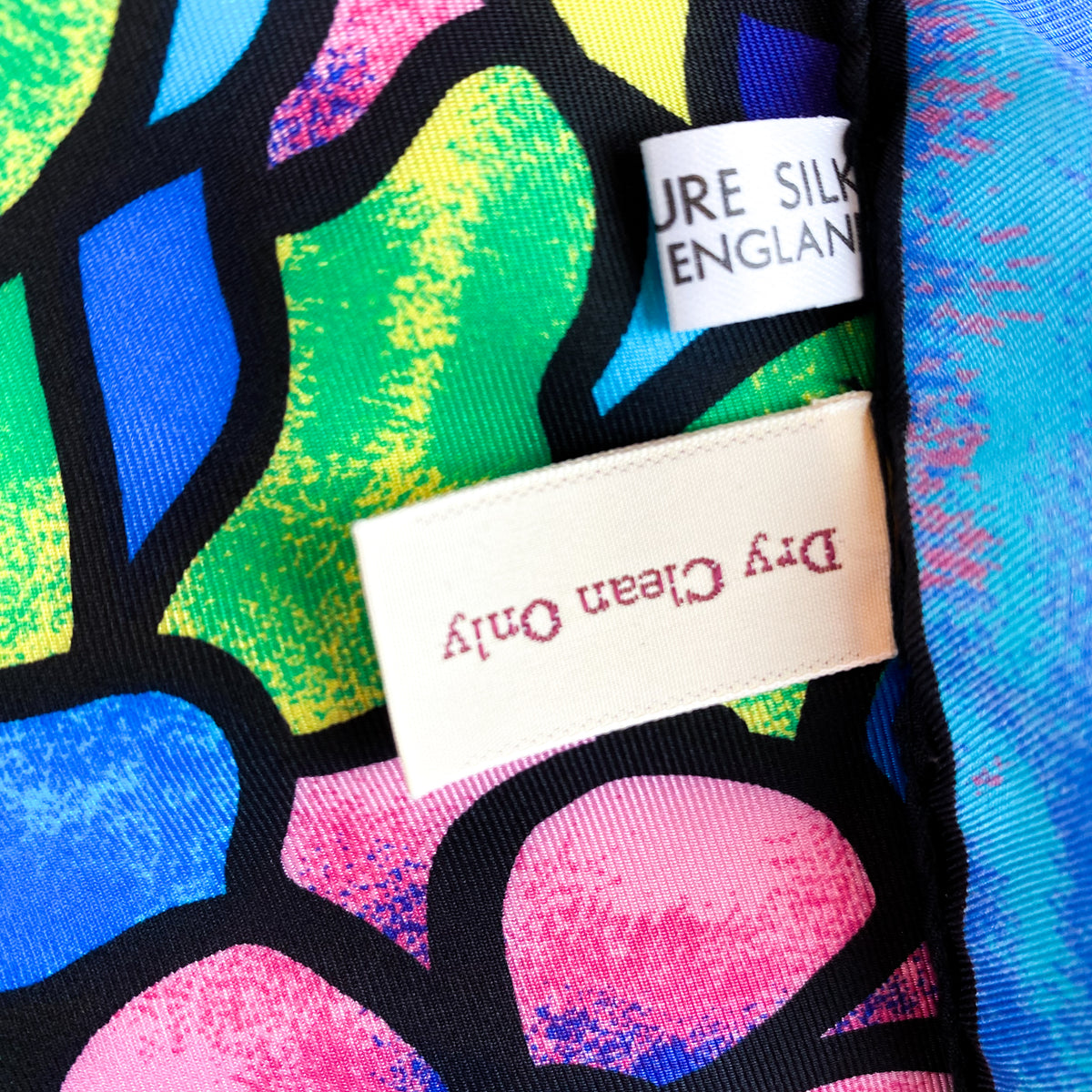 Stunning Stain Glass Window Silk Scarf