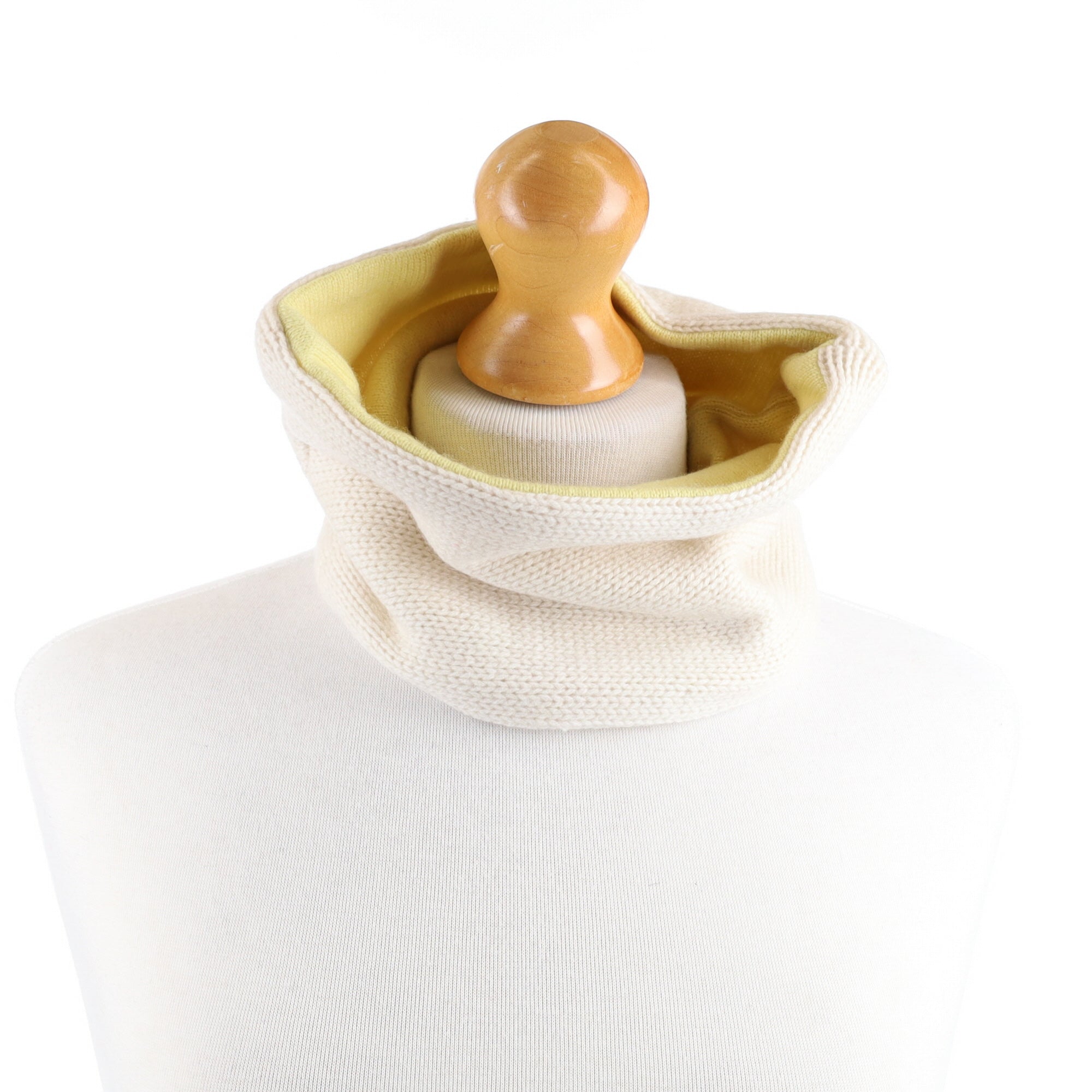 Cream and Yellow Chunky Neck Warmer