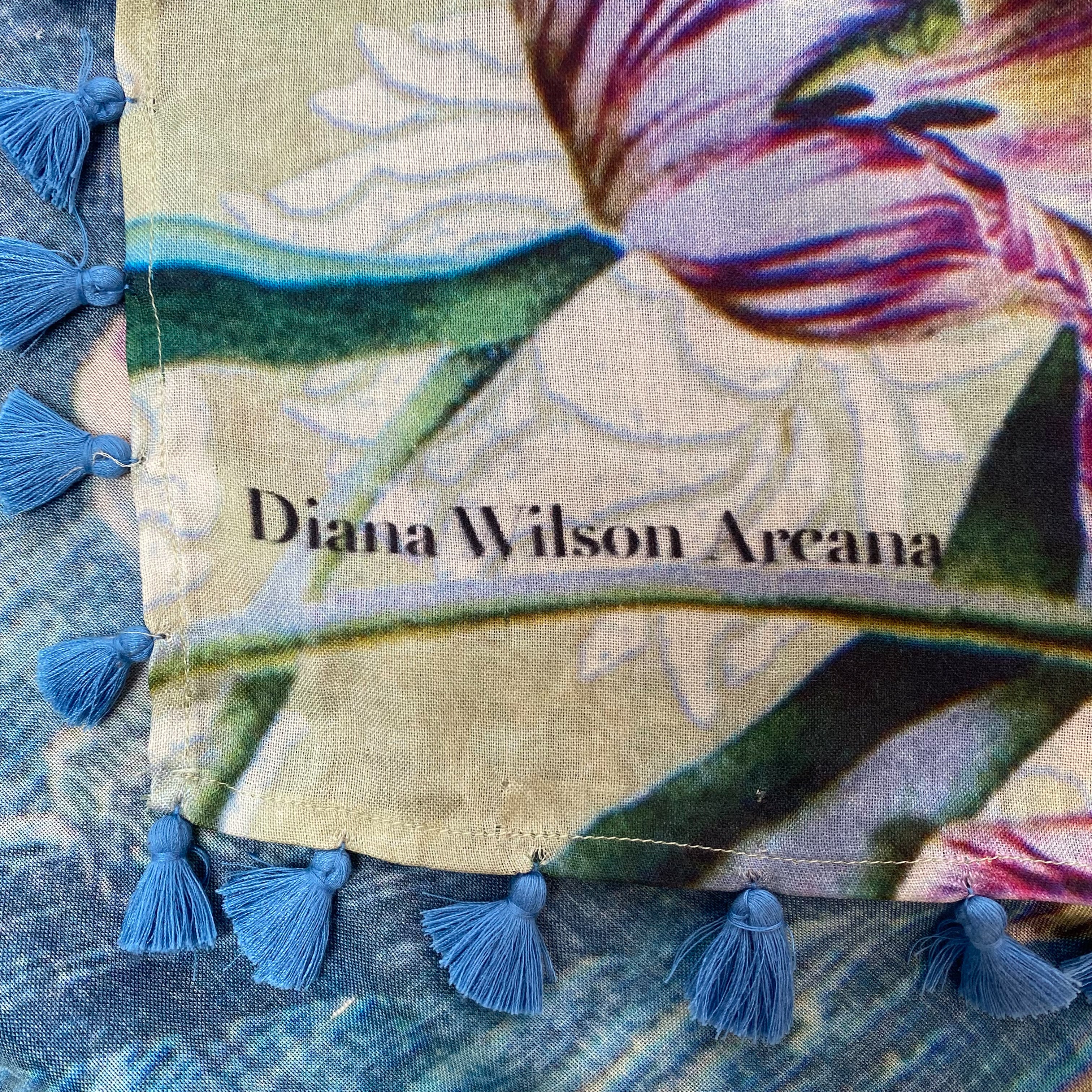 Diana Wilson Arcana Modern Illustrated Silk Scarf