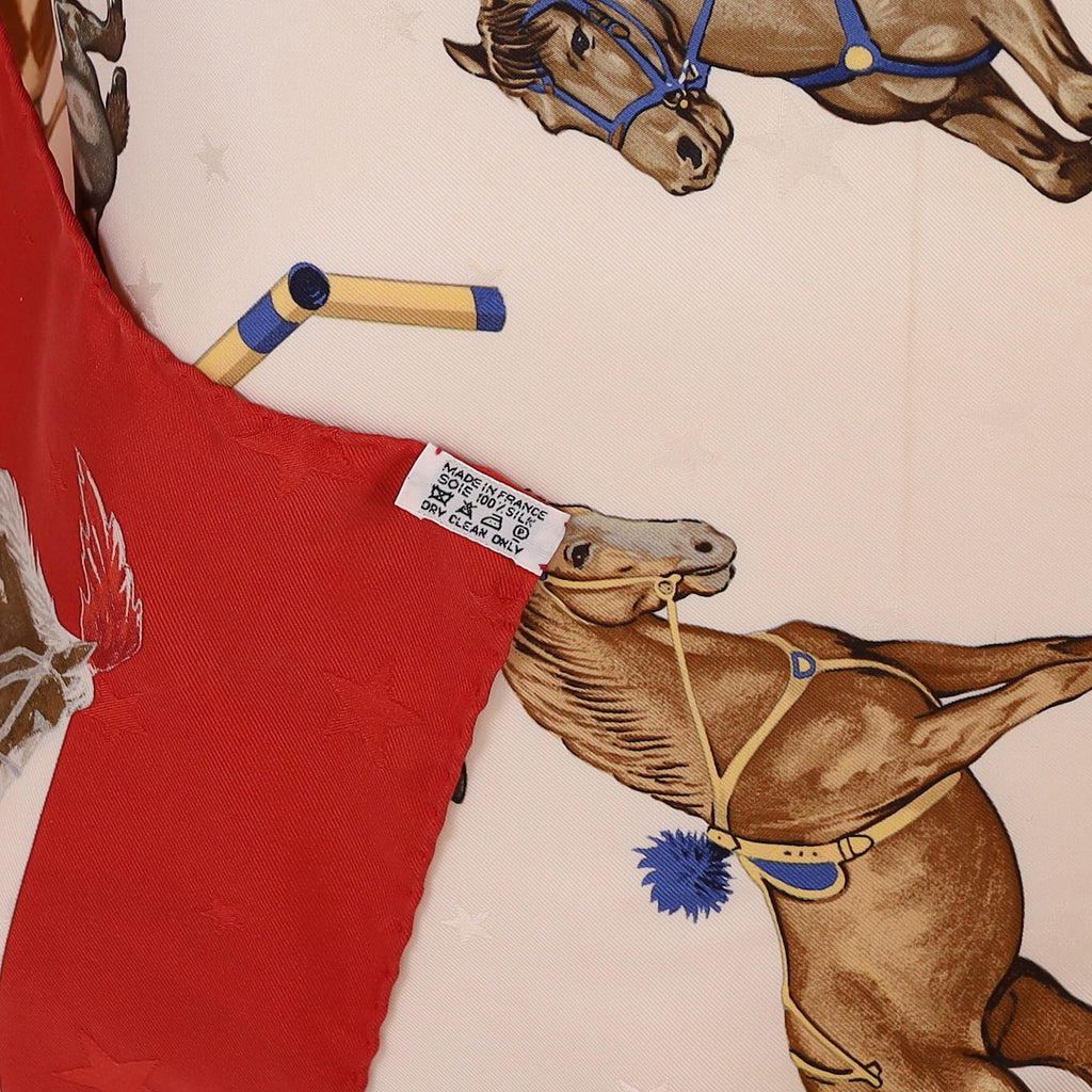 Hermès En Piste Silk Scarf