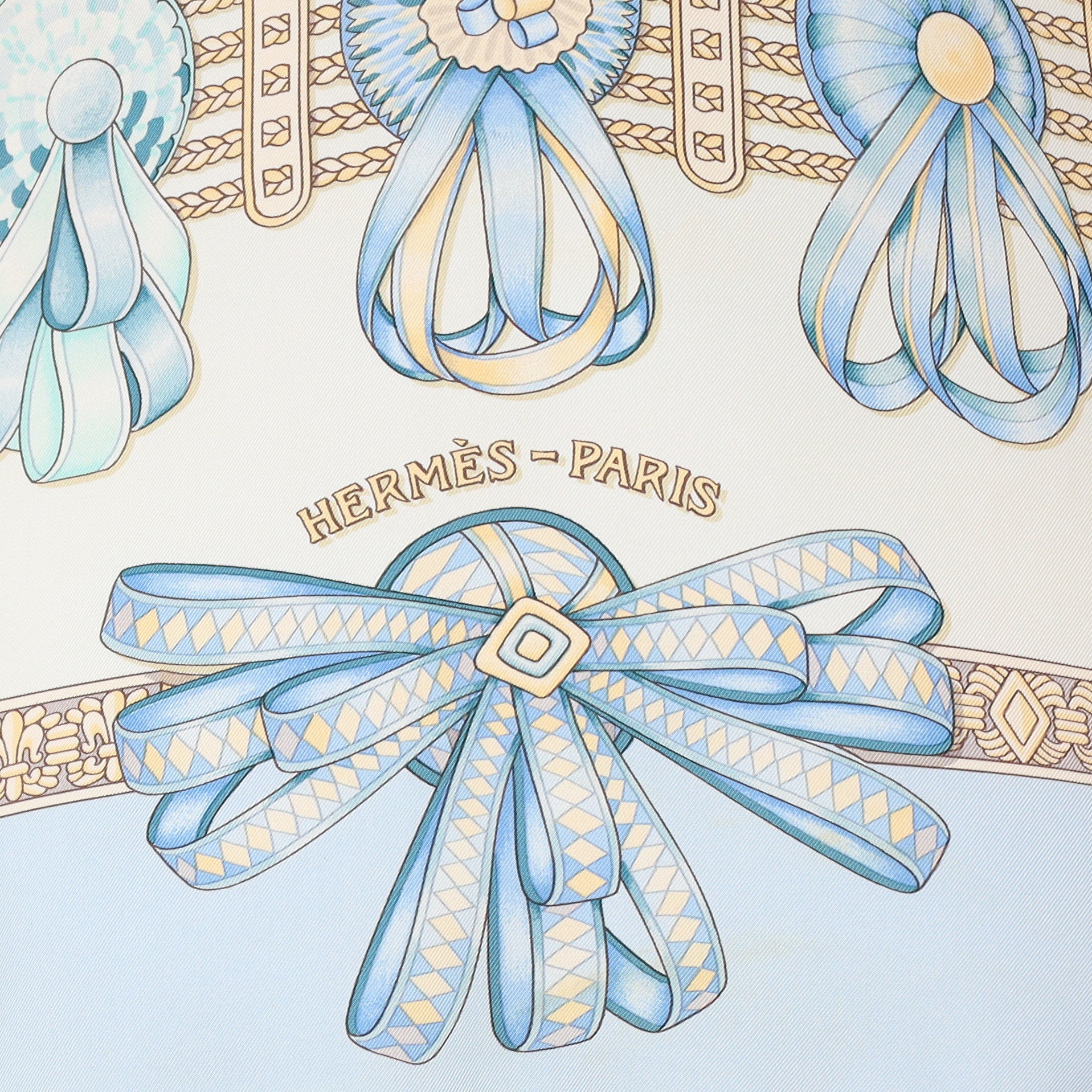 Hermès Les Rubans du Cheval Silk Scarf