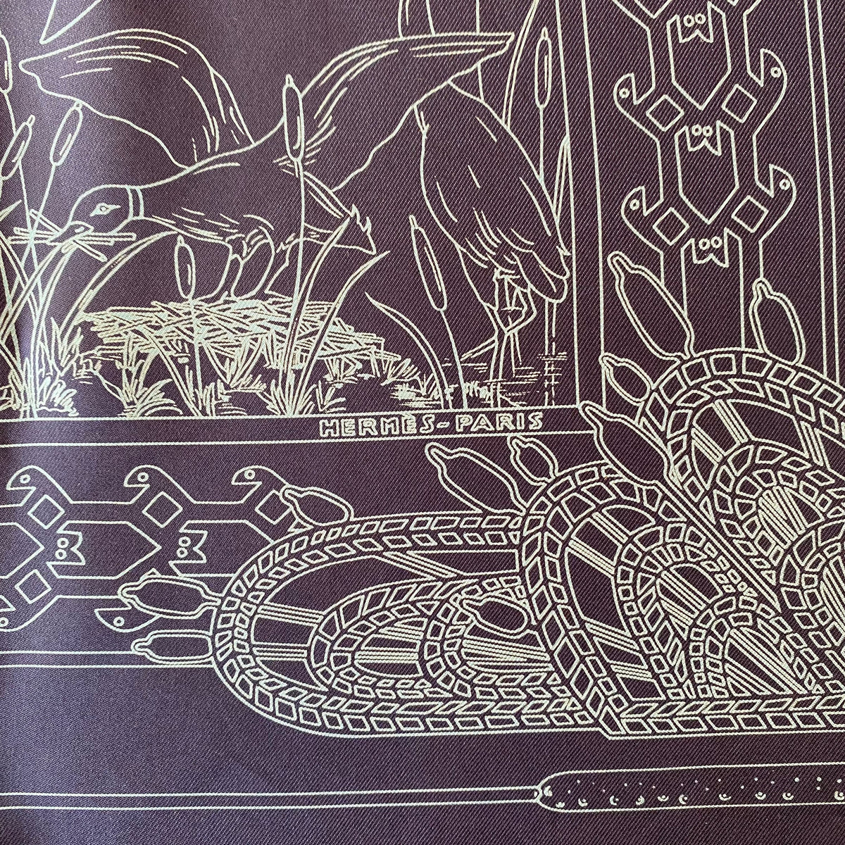 Hermès Libres Comme L’Air Silk Scarf
