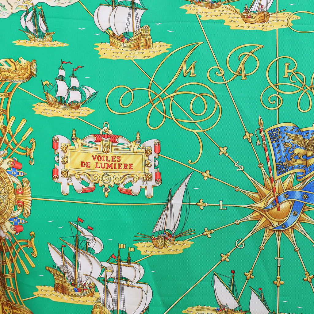 Hermès Voiles de Lumiere Silk Scarf