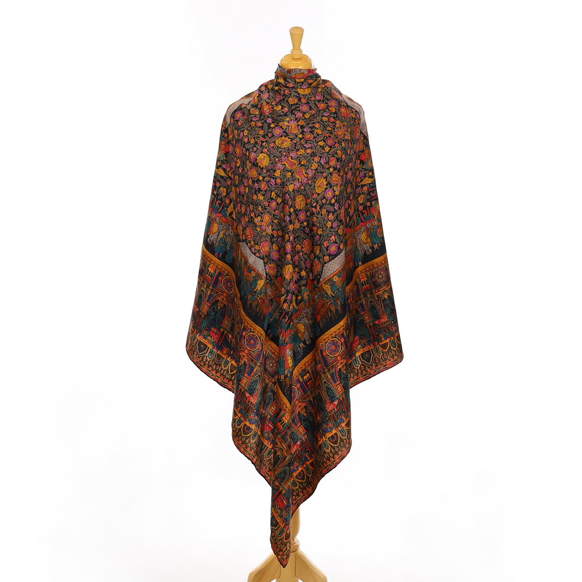 Large Roeckl Multi Coloured Silk Scarf