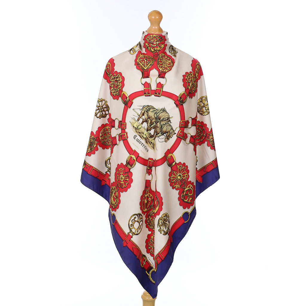 Hermès Cuiveeries Silk Scarf