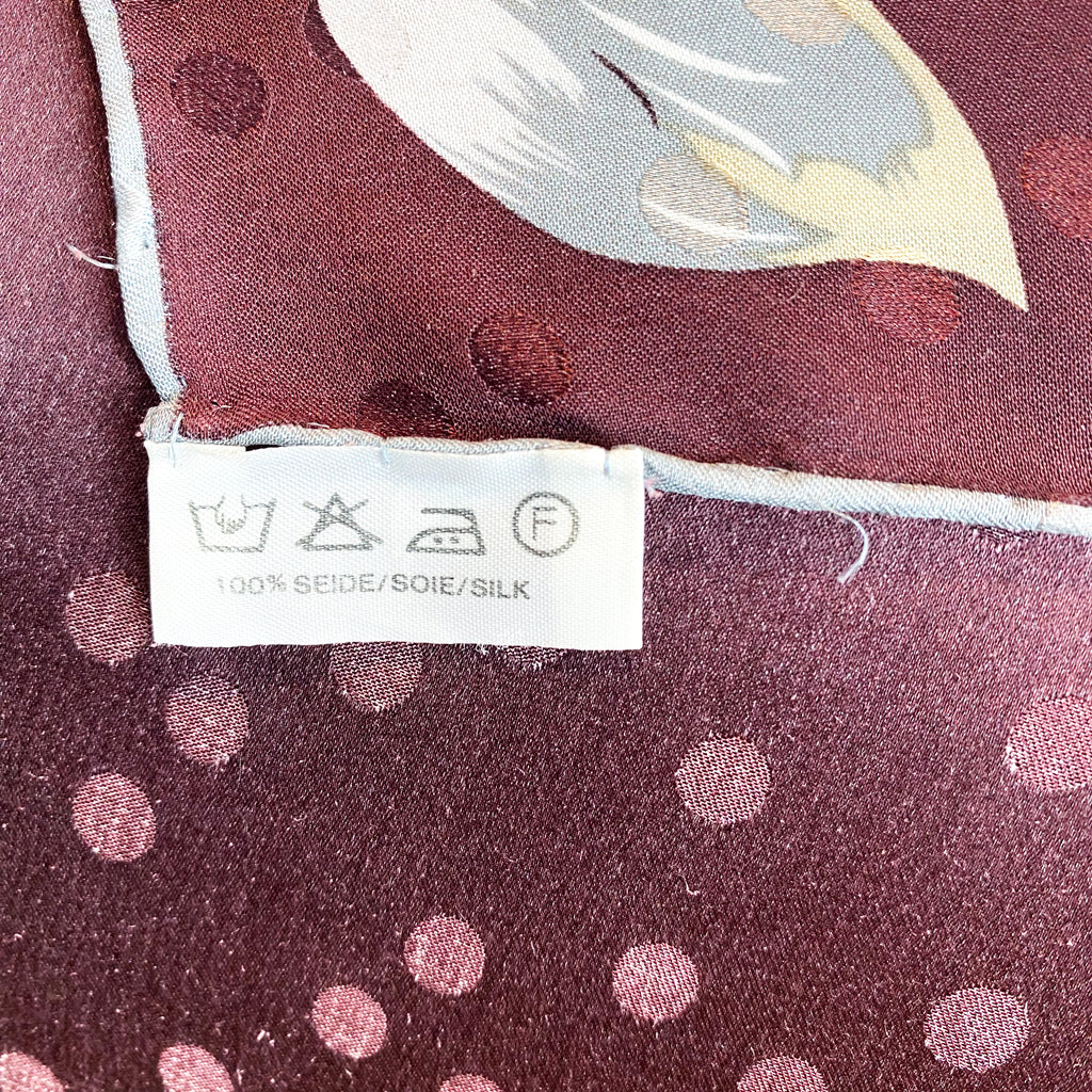 Christian Fischbacher Floral Silk Scarf