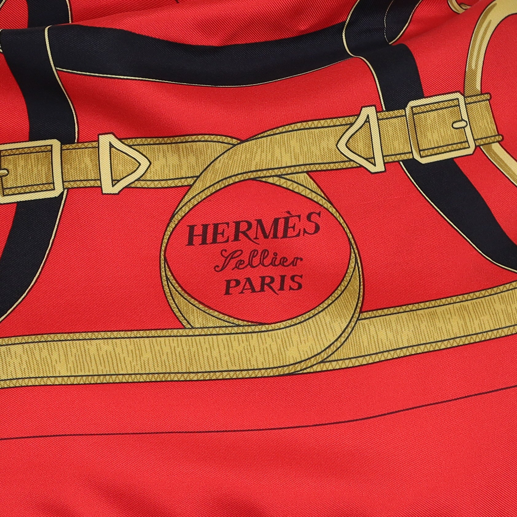 Hermès Eperon d’Or Silk Scarf