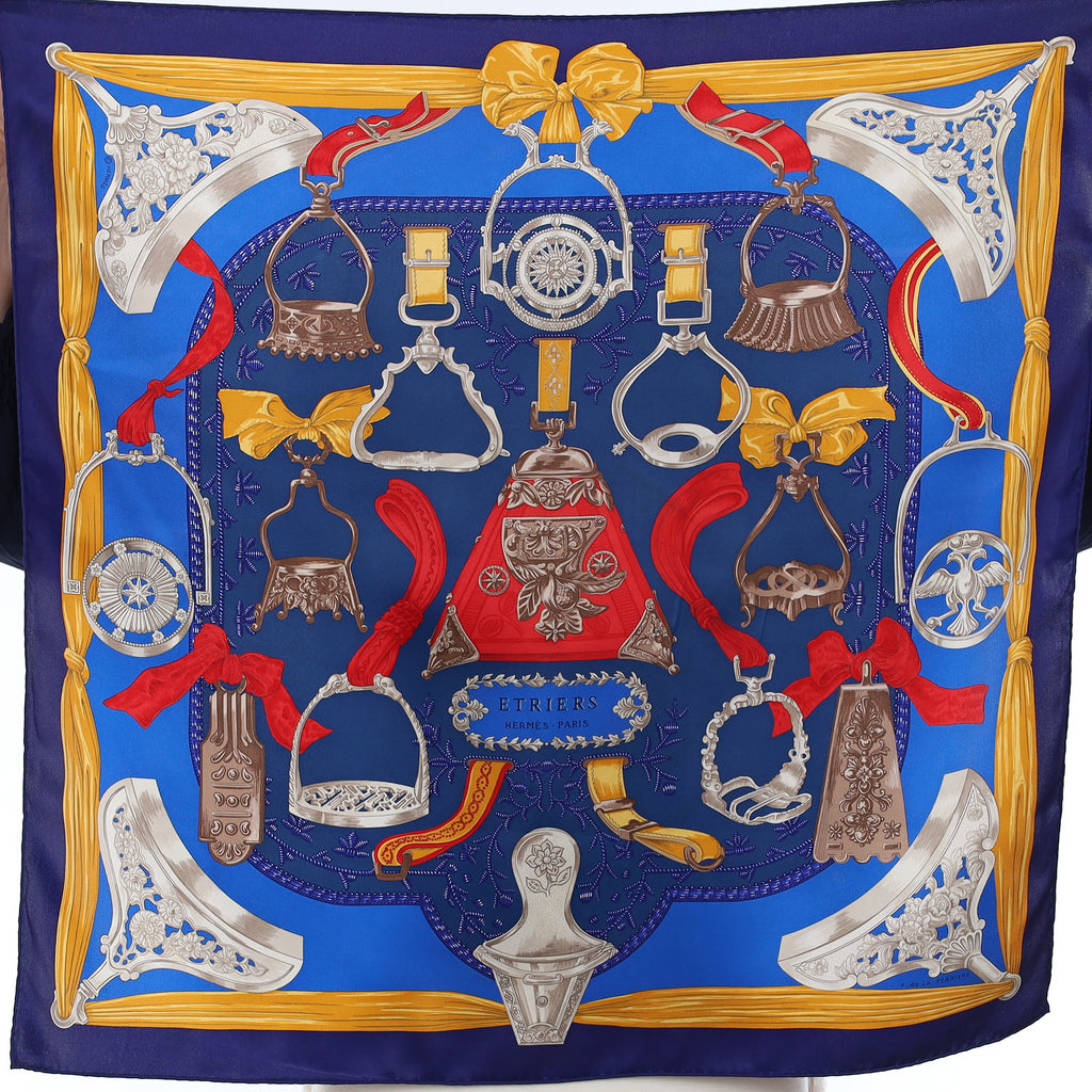 Hermès Etriers Silk Scarf
