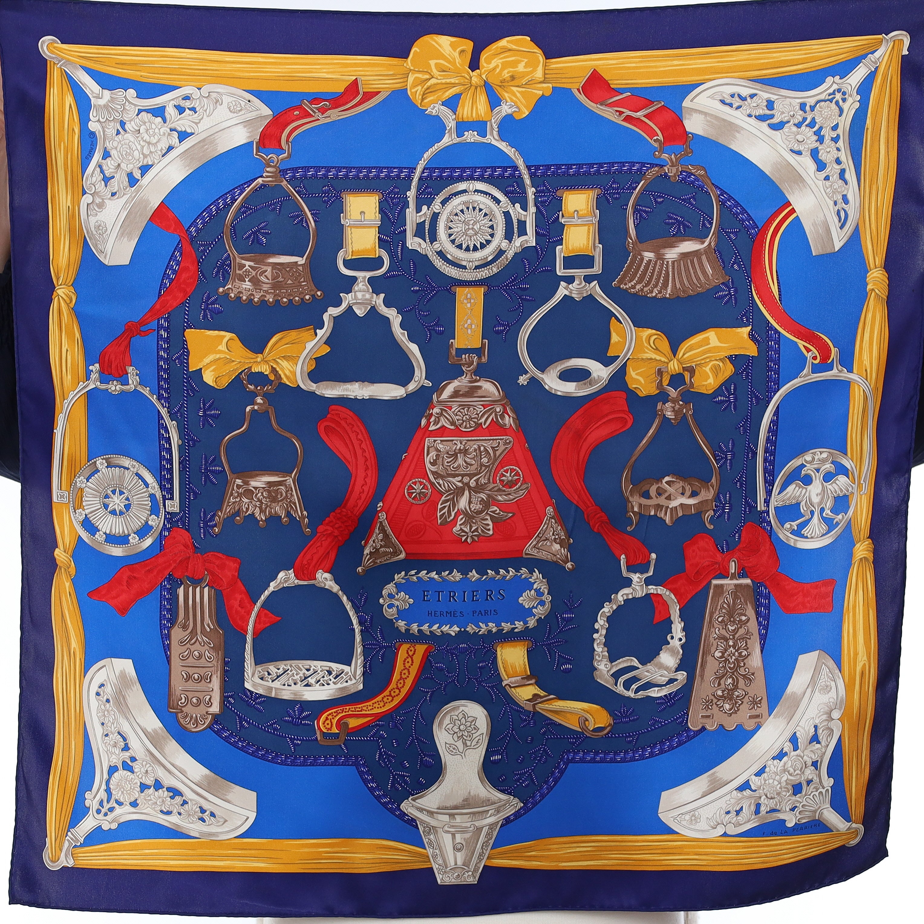 Hermès Etriers Silk Scarf