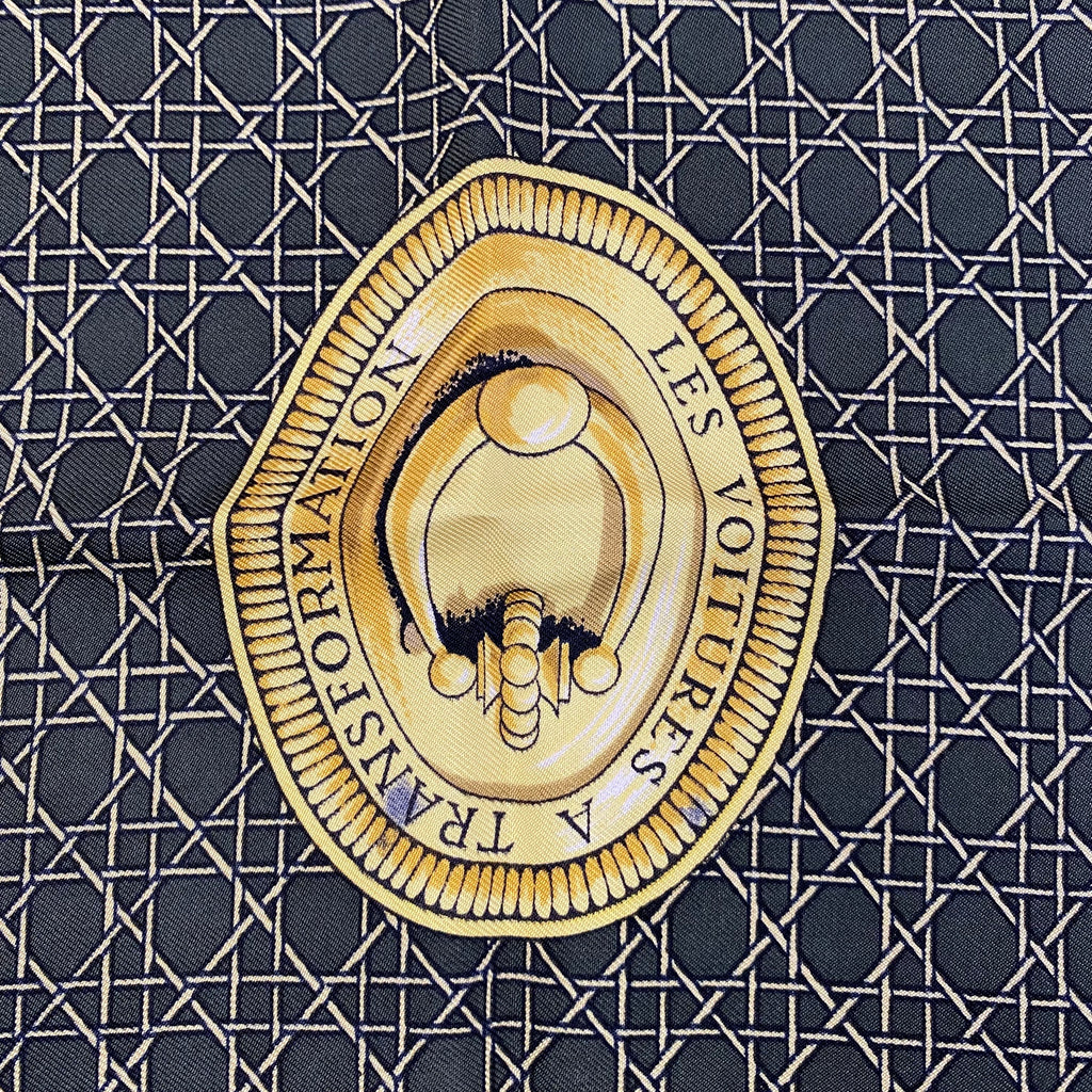 Hermès Les Voitures a Transformation Silk Scarf