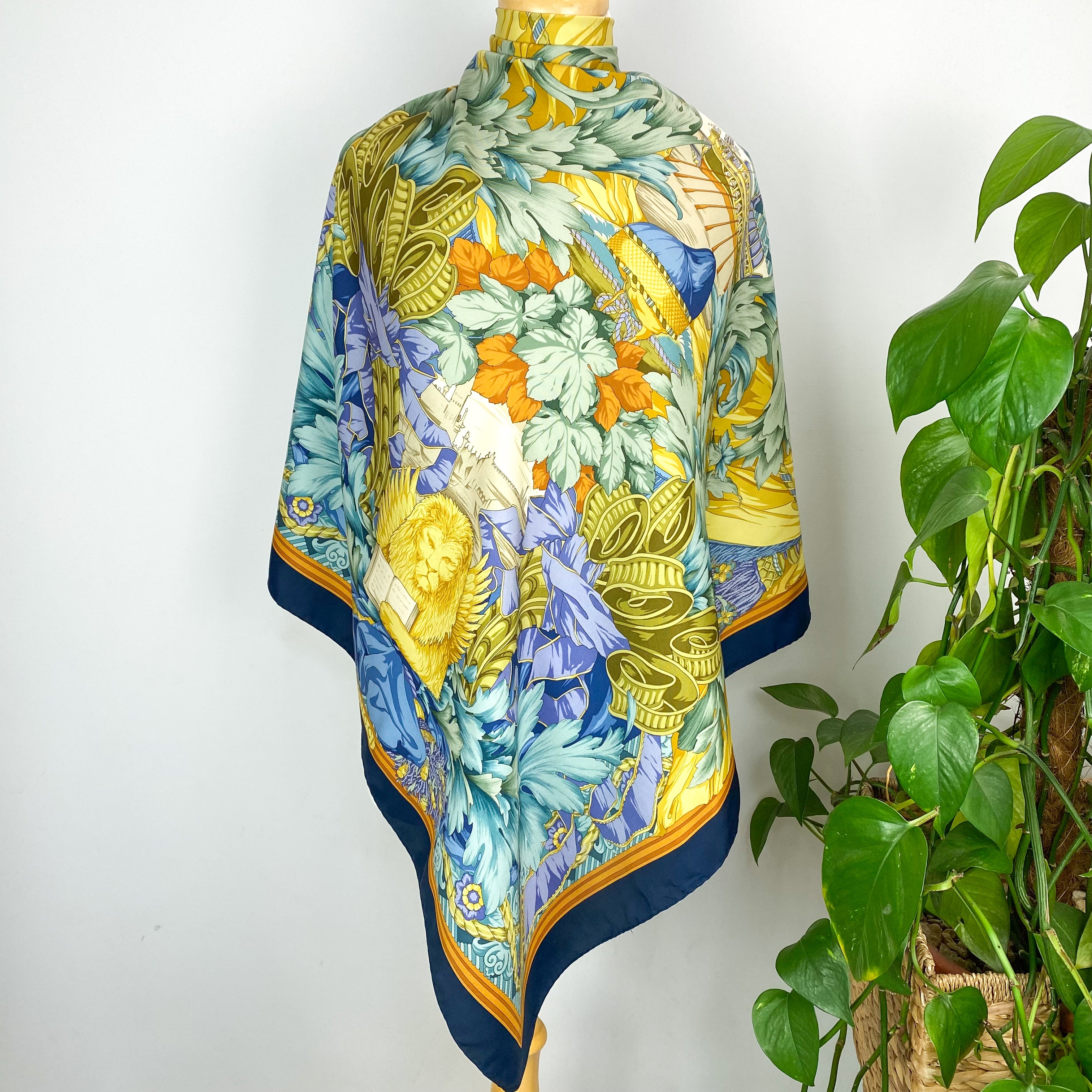 Gucci ‘Civitas Veneciarus’ Vintage Silk Scarf