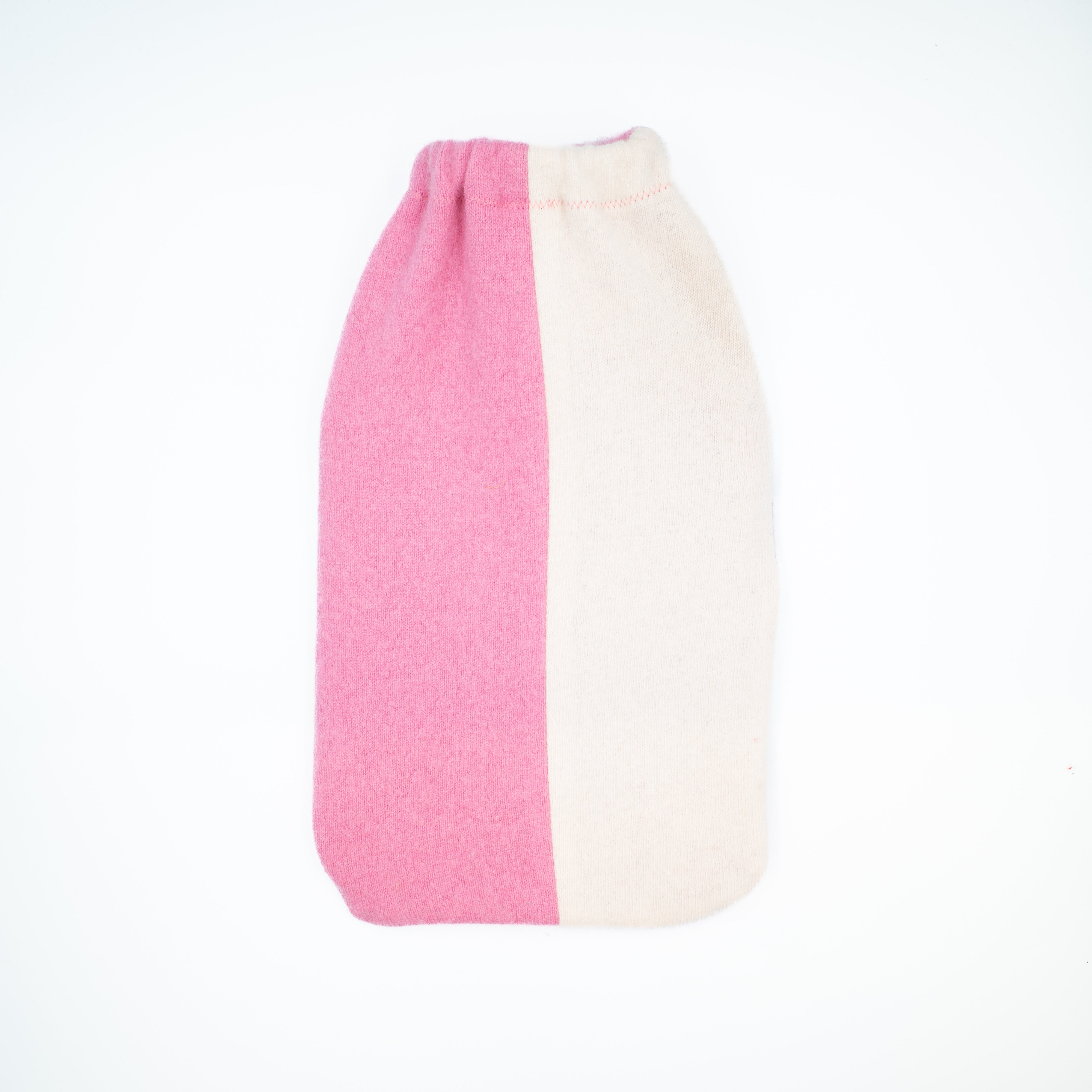 Lupin and Oyster Pink Cashmere Large Hot Water Bottle