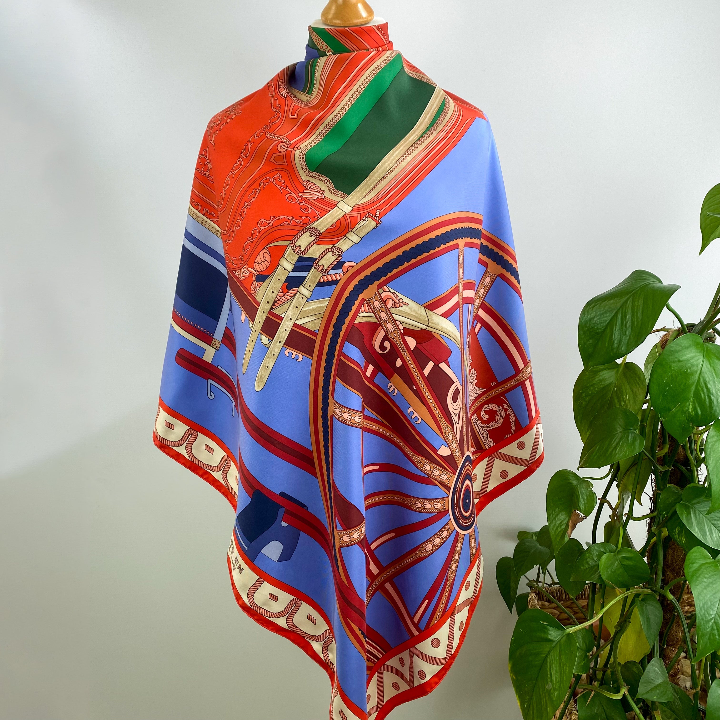 Immaculate Boxed Hermès Balade en Berline Silk Scarf
