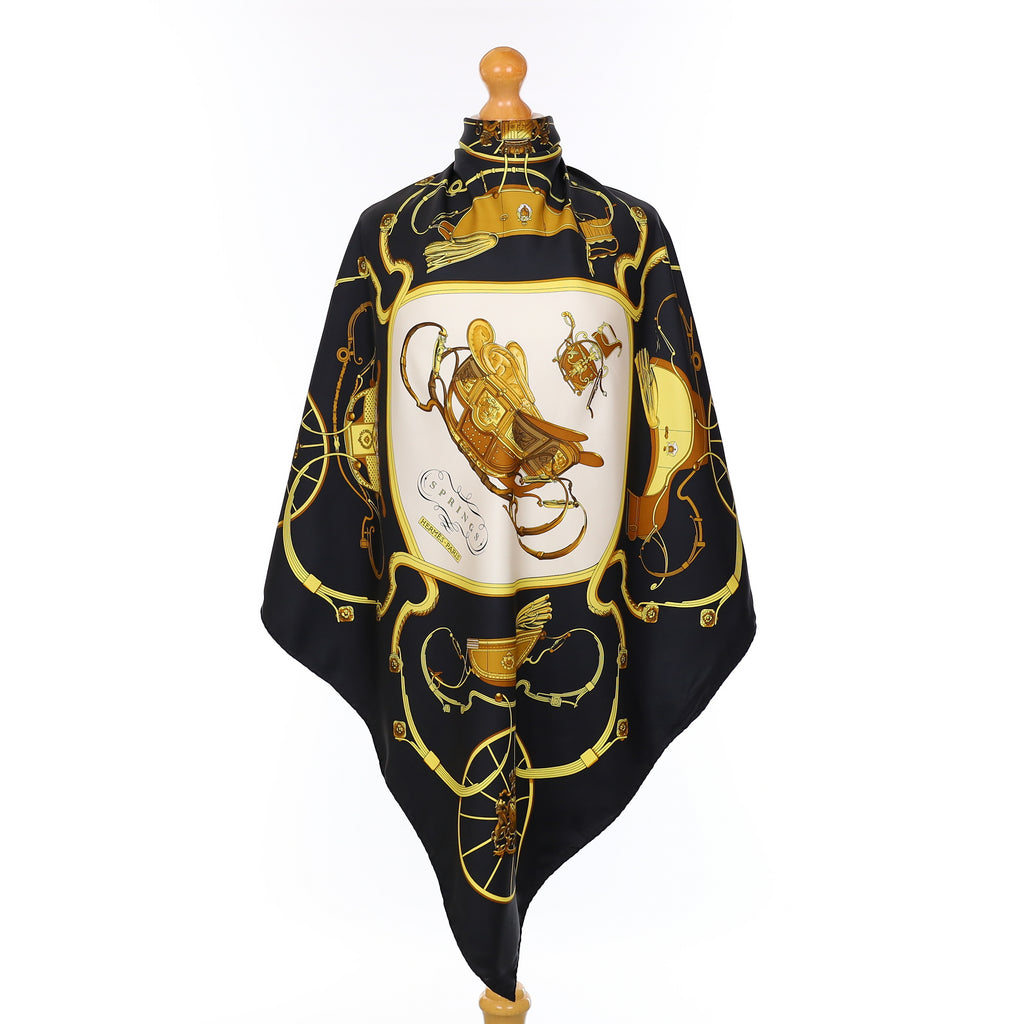 Hermès Springs Silk Scarf
