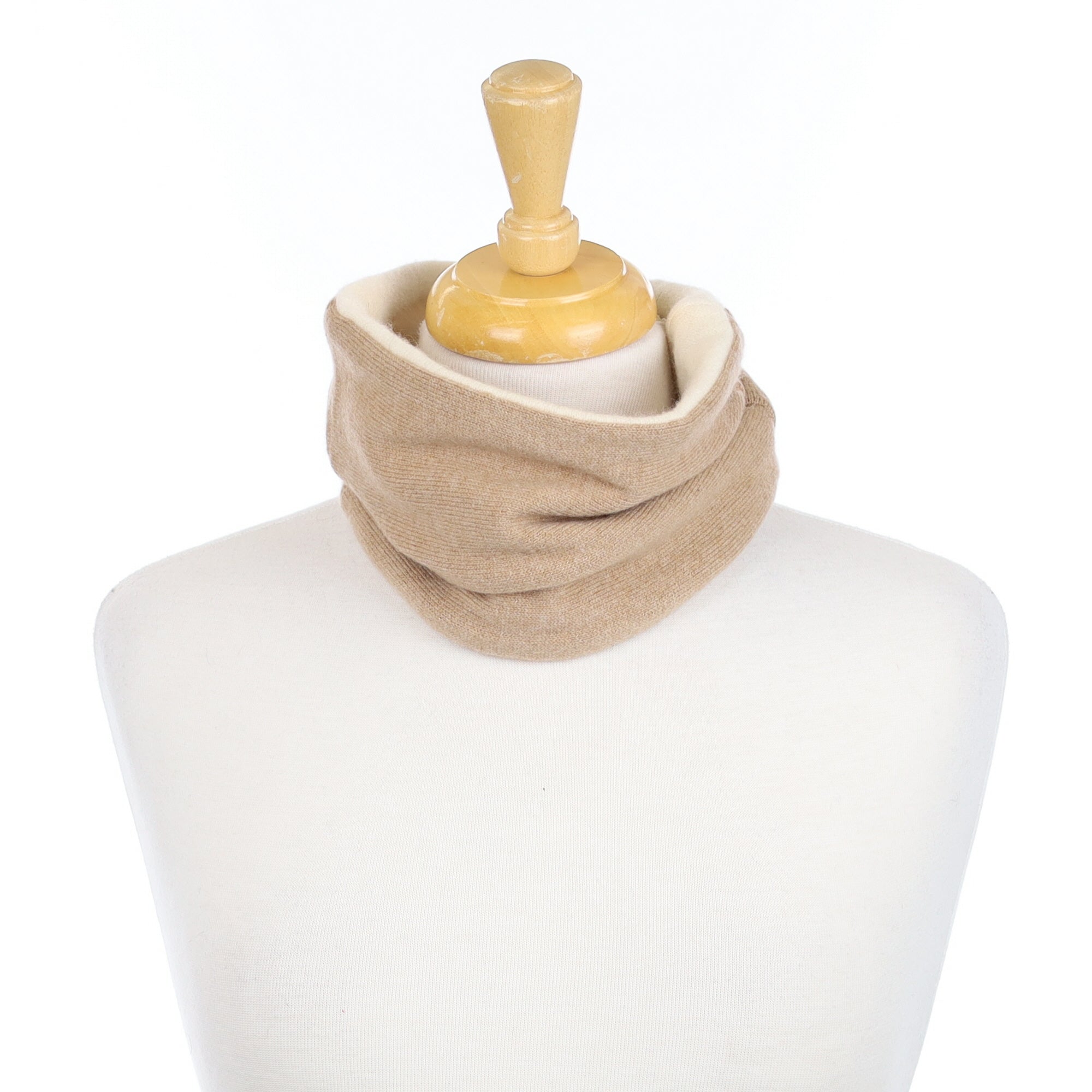 Camel and Ivory Neck Warmer