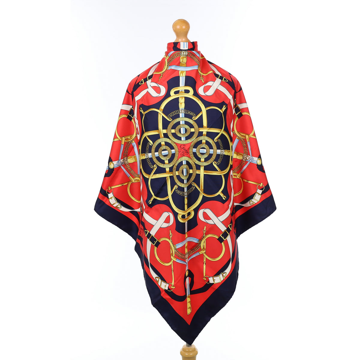 Brand New Boxed Hermès Eperon D’or Silk Scarf