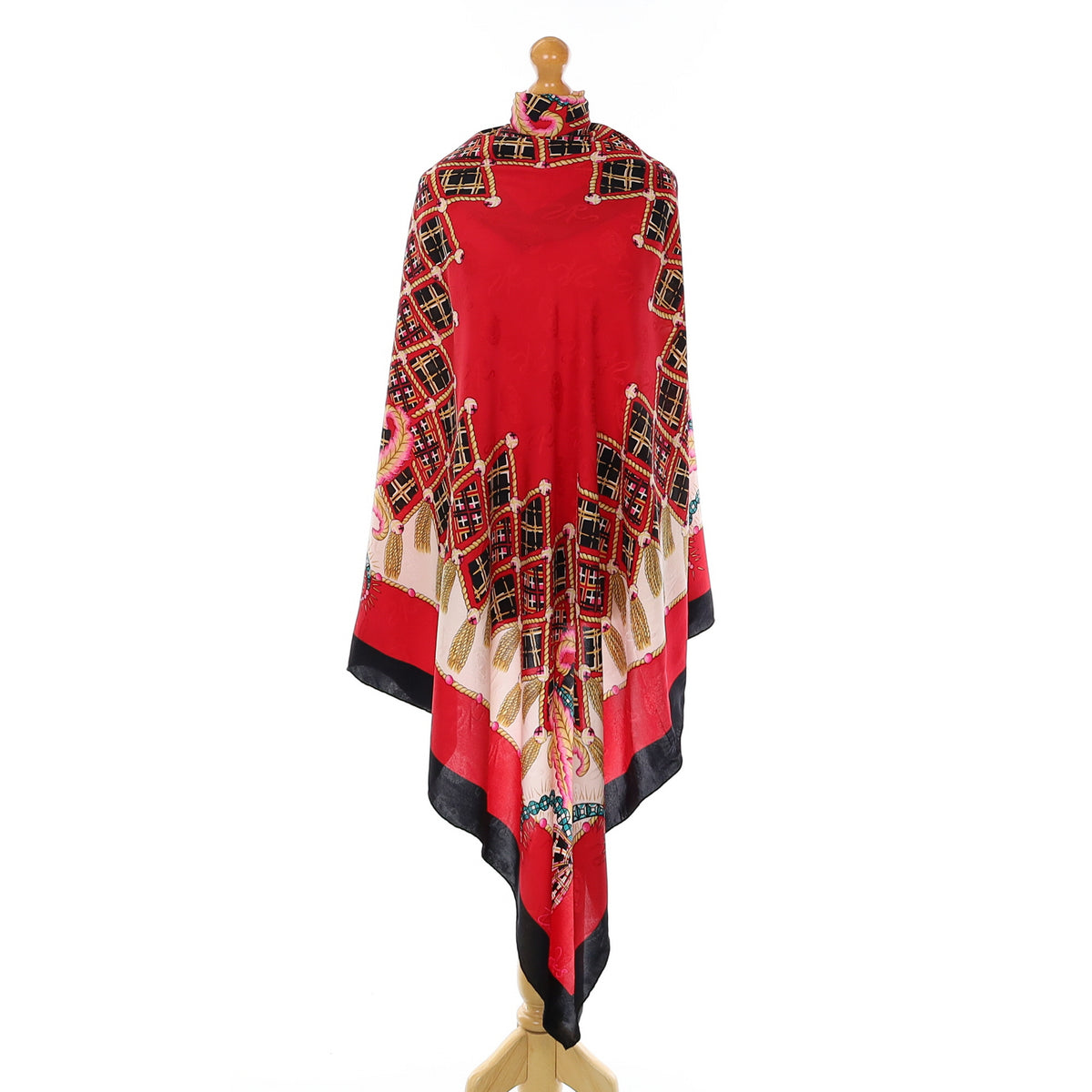 1980’s Zandra Rhodes Extra Large Vintage Silk Scarf