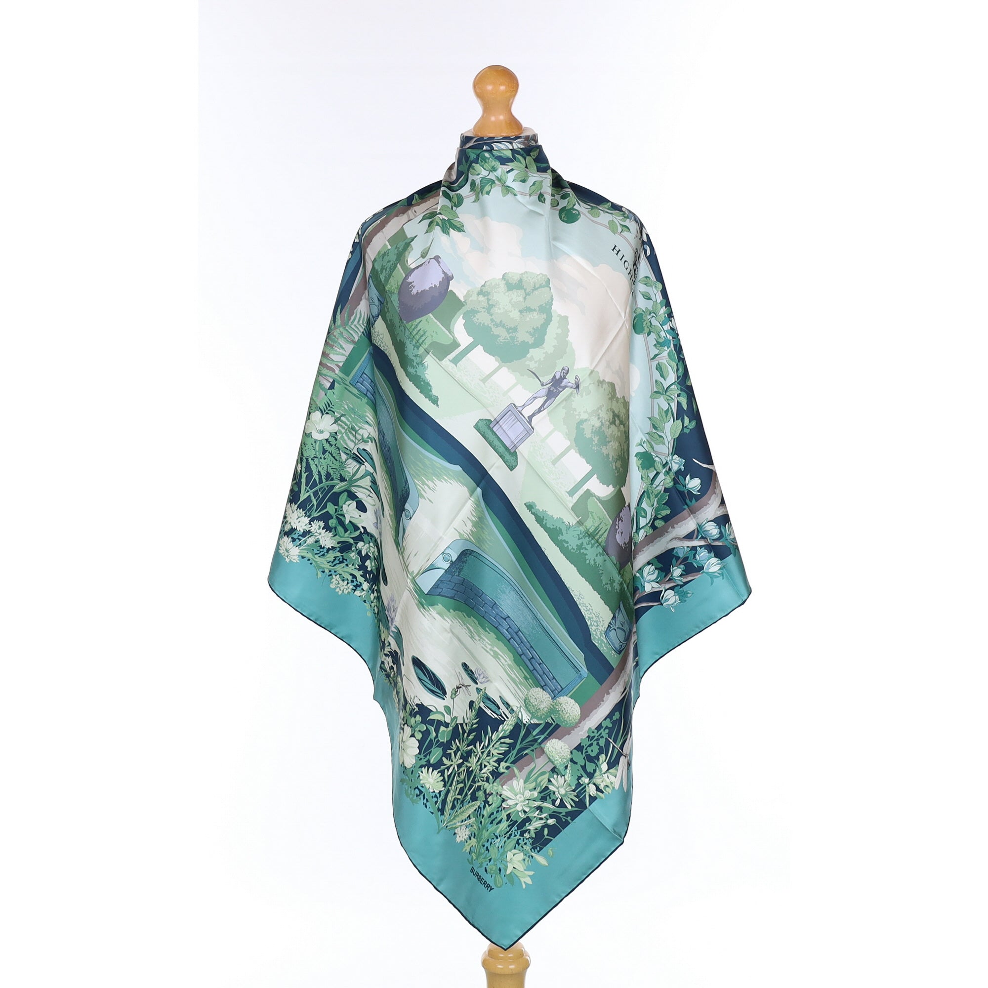 Burberry Highgrove Garden Silk Scarf