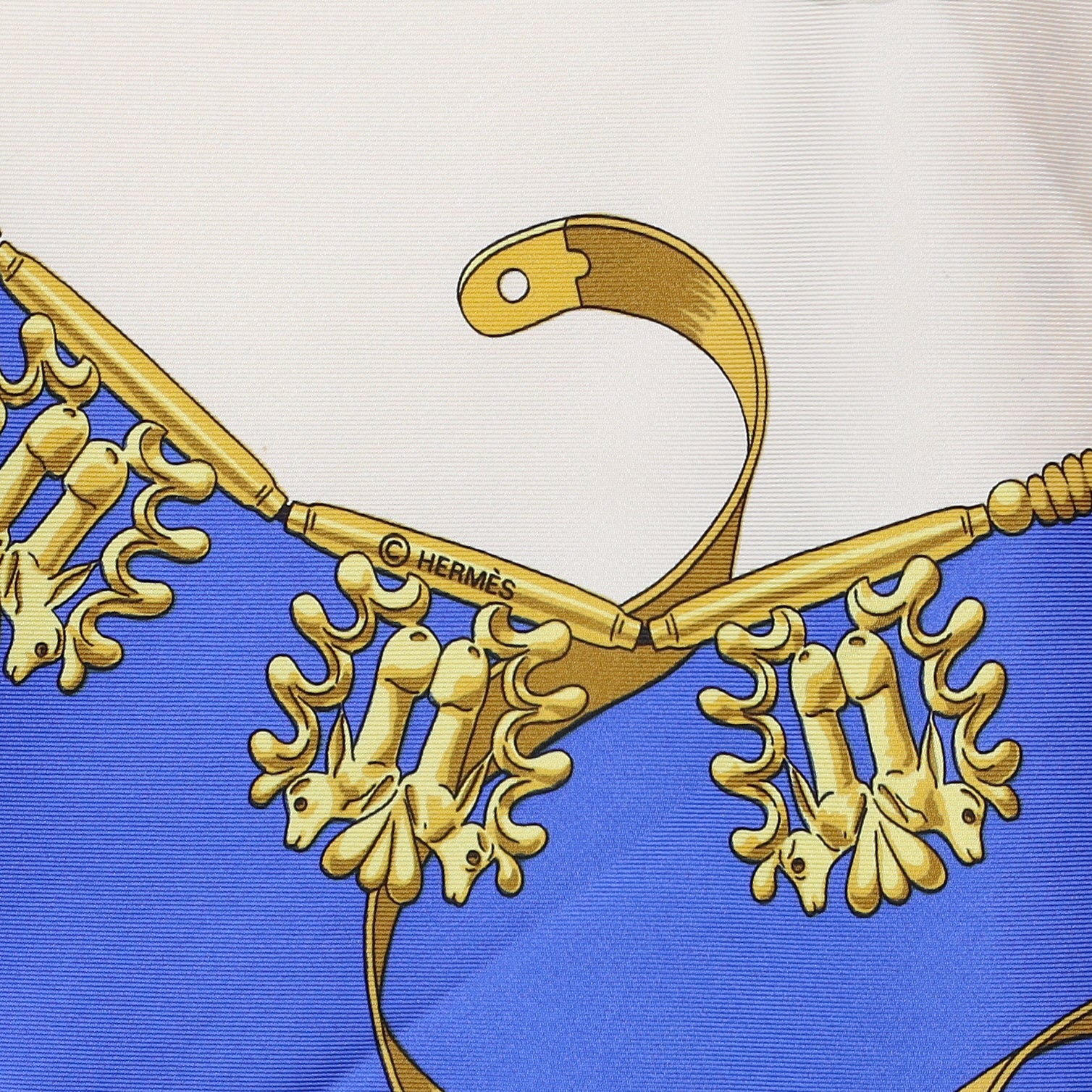 Hermès Les Cavaliers D’or Silk Scarf