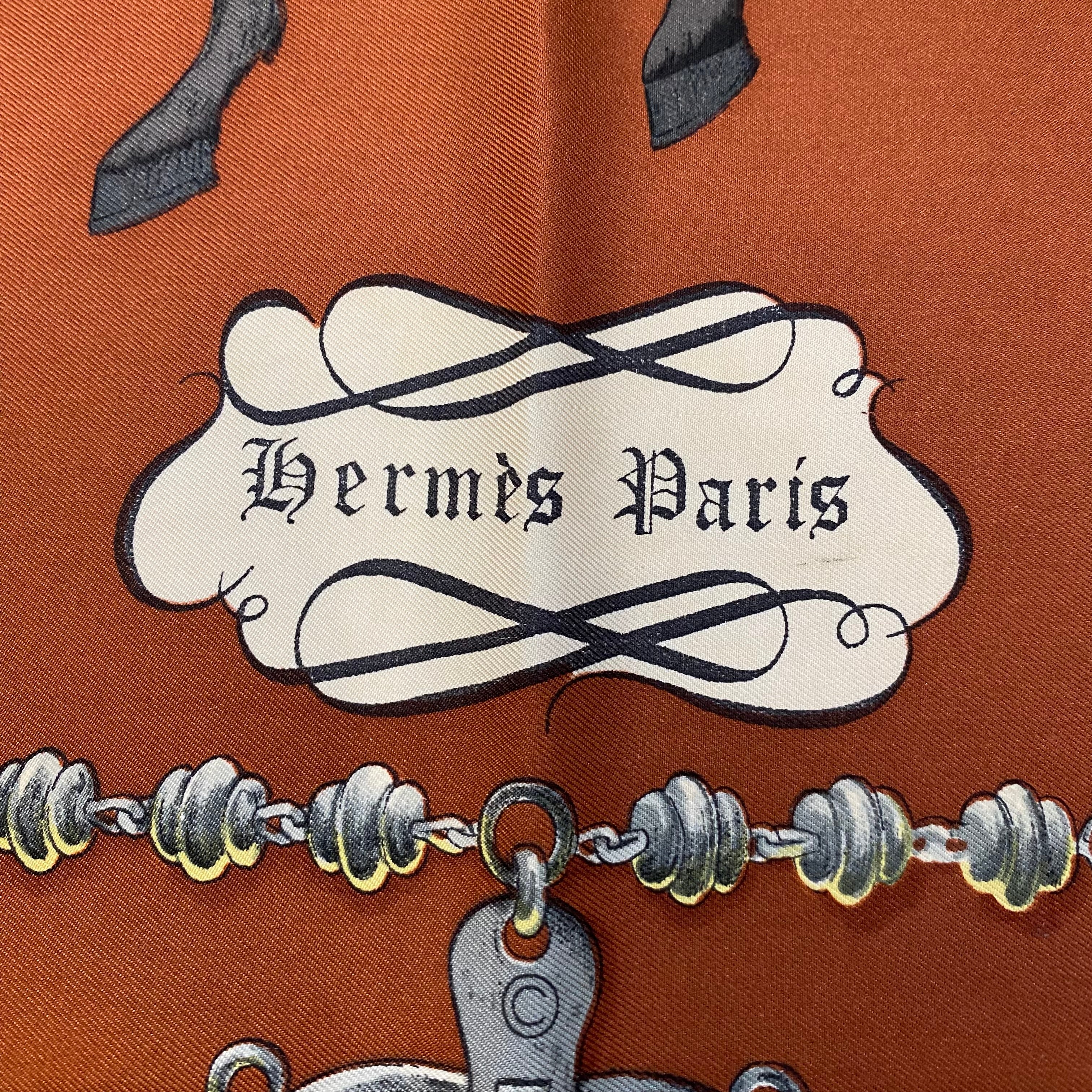 Hermès Palefroi Silk Scarf