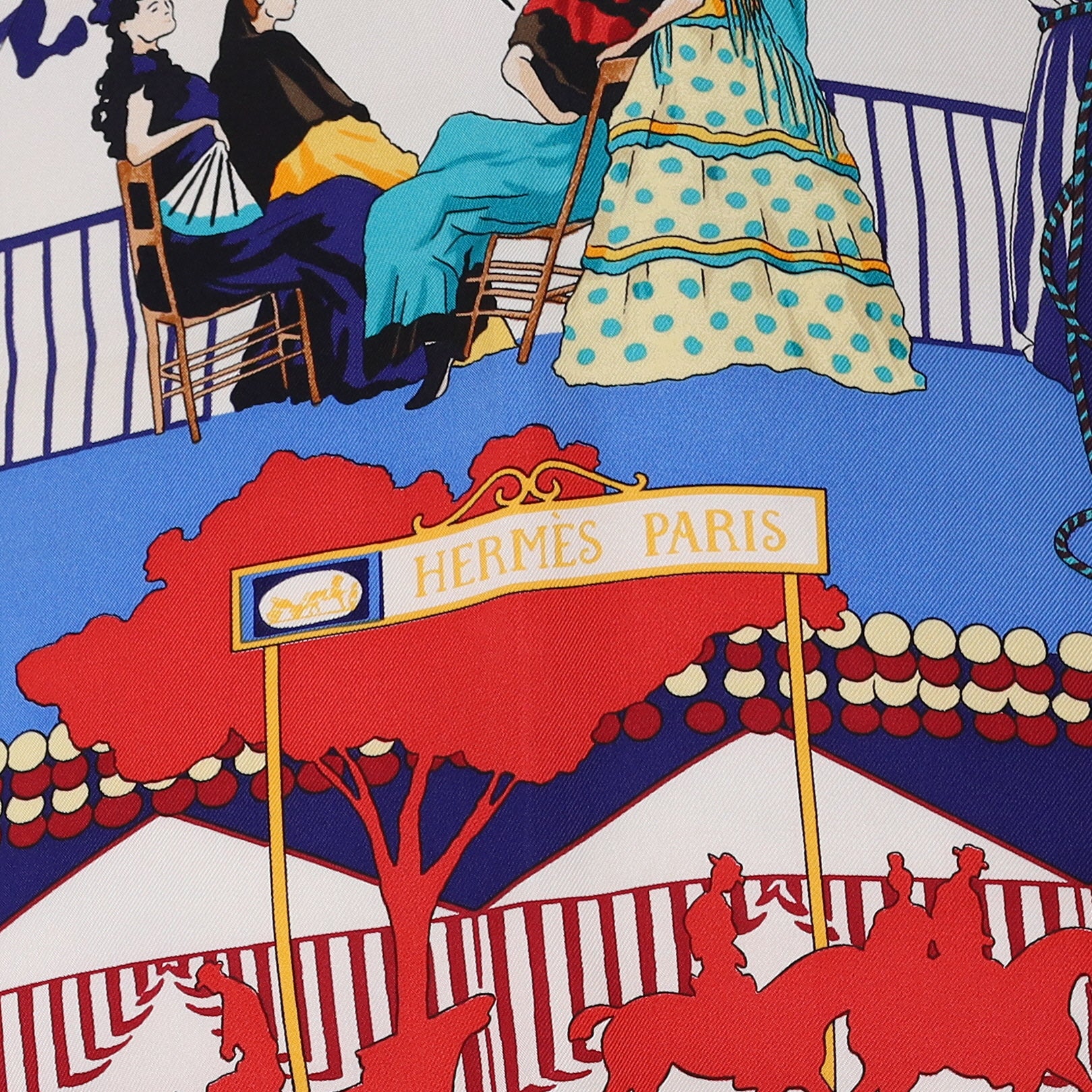 Hermès Feria de Sevilla Silk Scarf Quite Rare