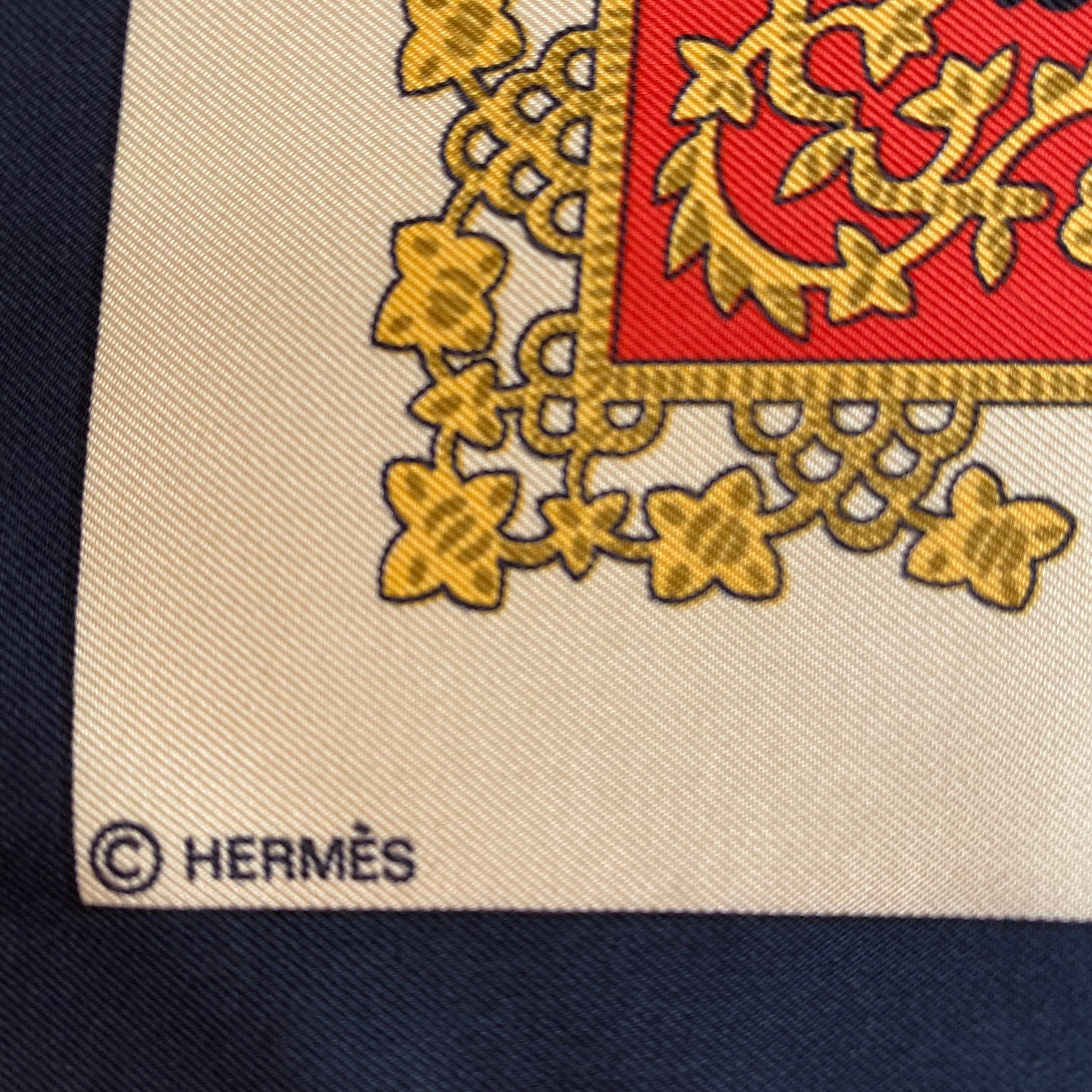 Hermès Brins D’Or Silk Scarf Quite Rare