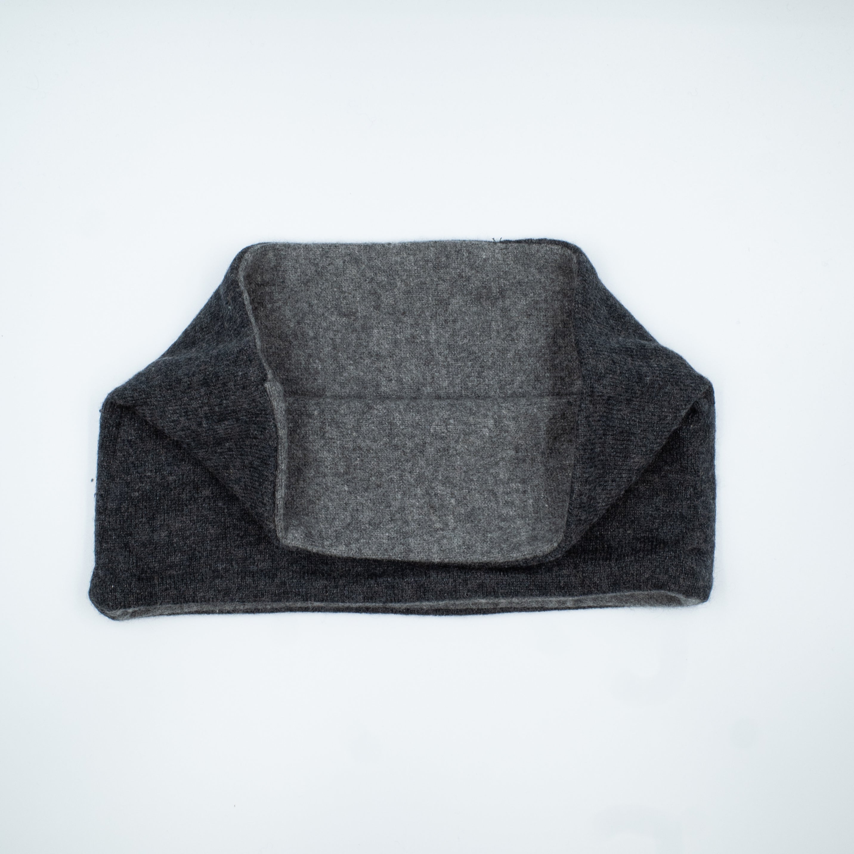 Men’s Charcoal and Slate Grey Cashmere Neck Warmer