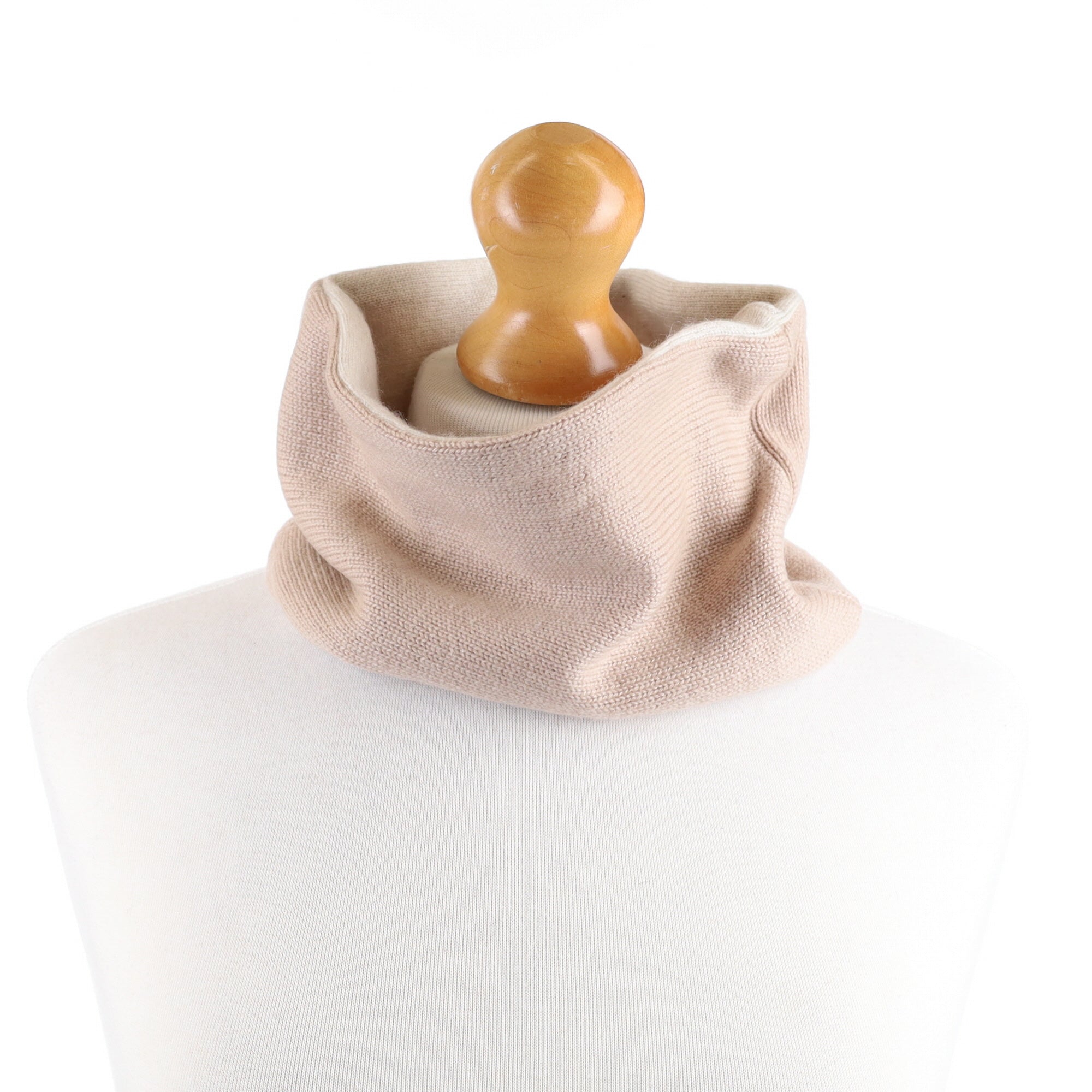 Latte and Oatmeal Neck Warmer