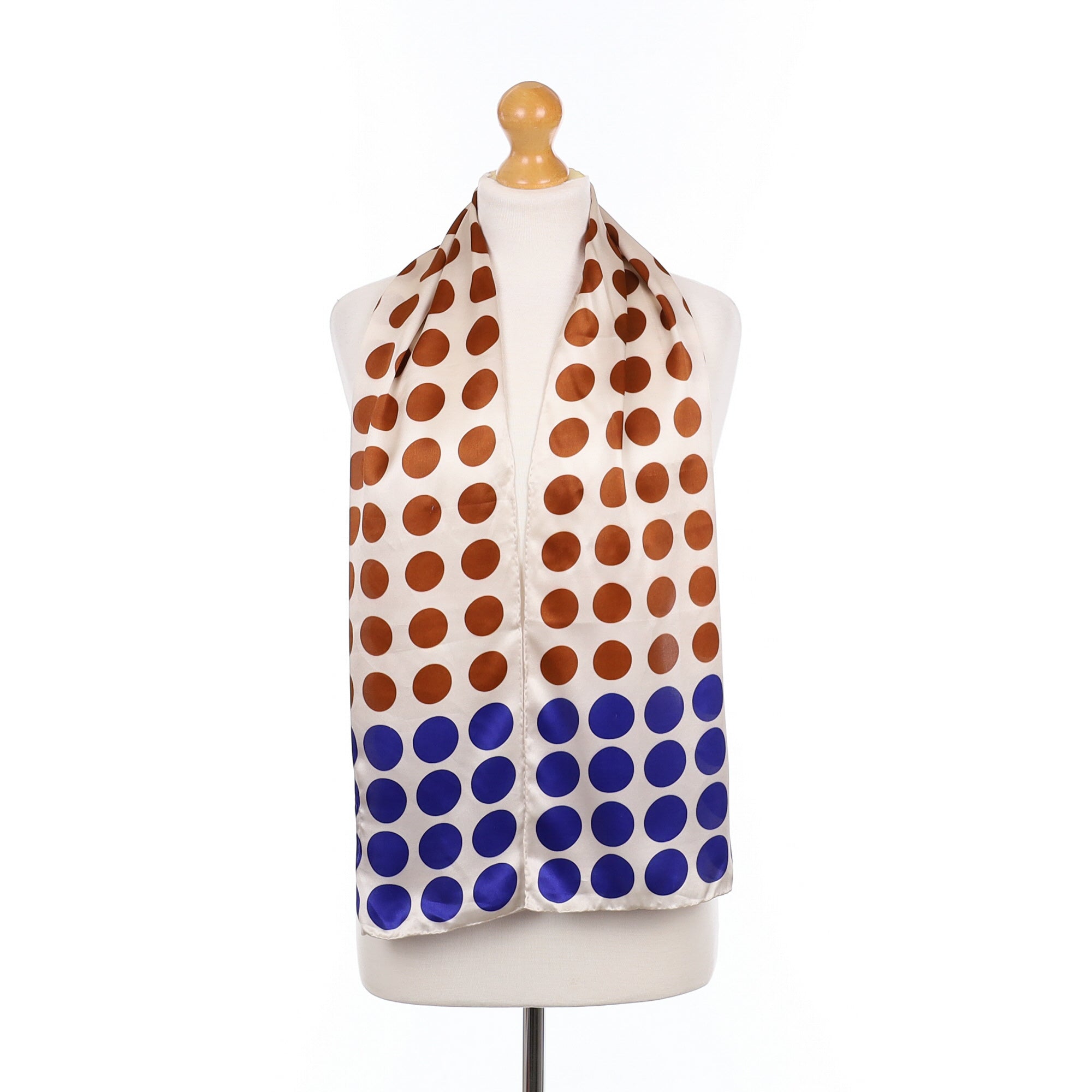 Brand New LK Bennet Spotted Silk Scarf