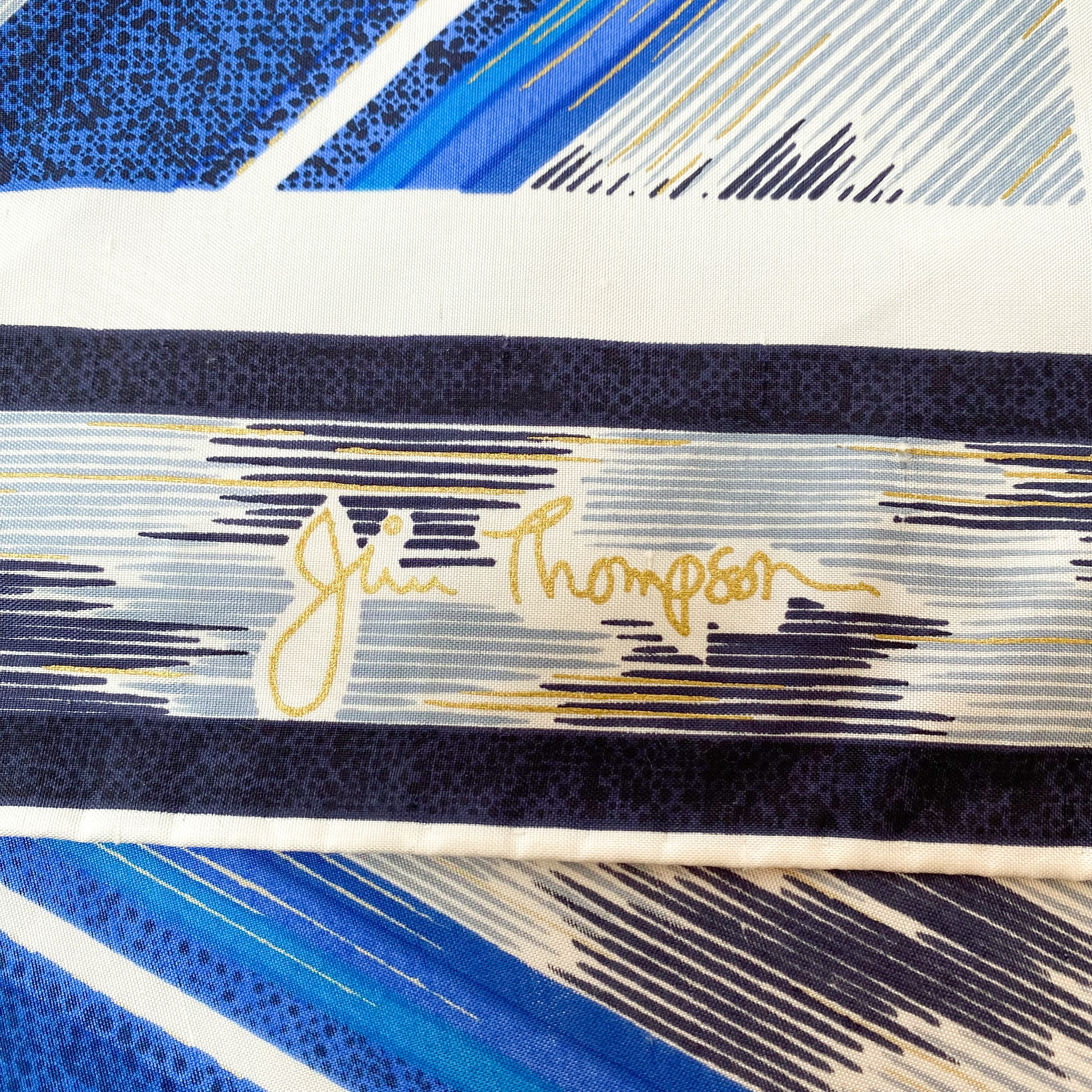 Jim Thompson Vintage Thai Silk Scarf