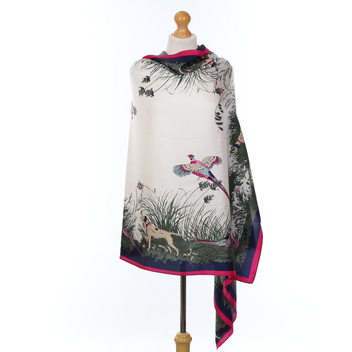 Brand New Joules Country Style Silk Scarf