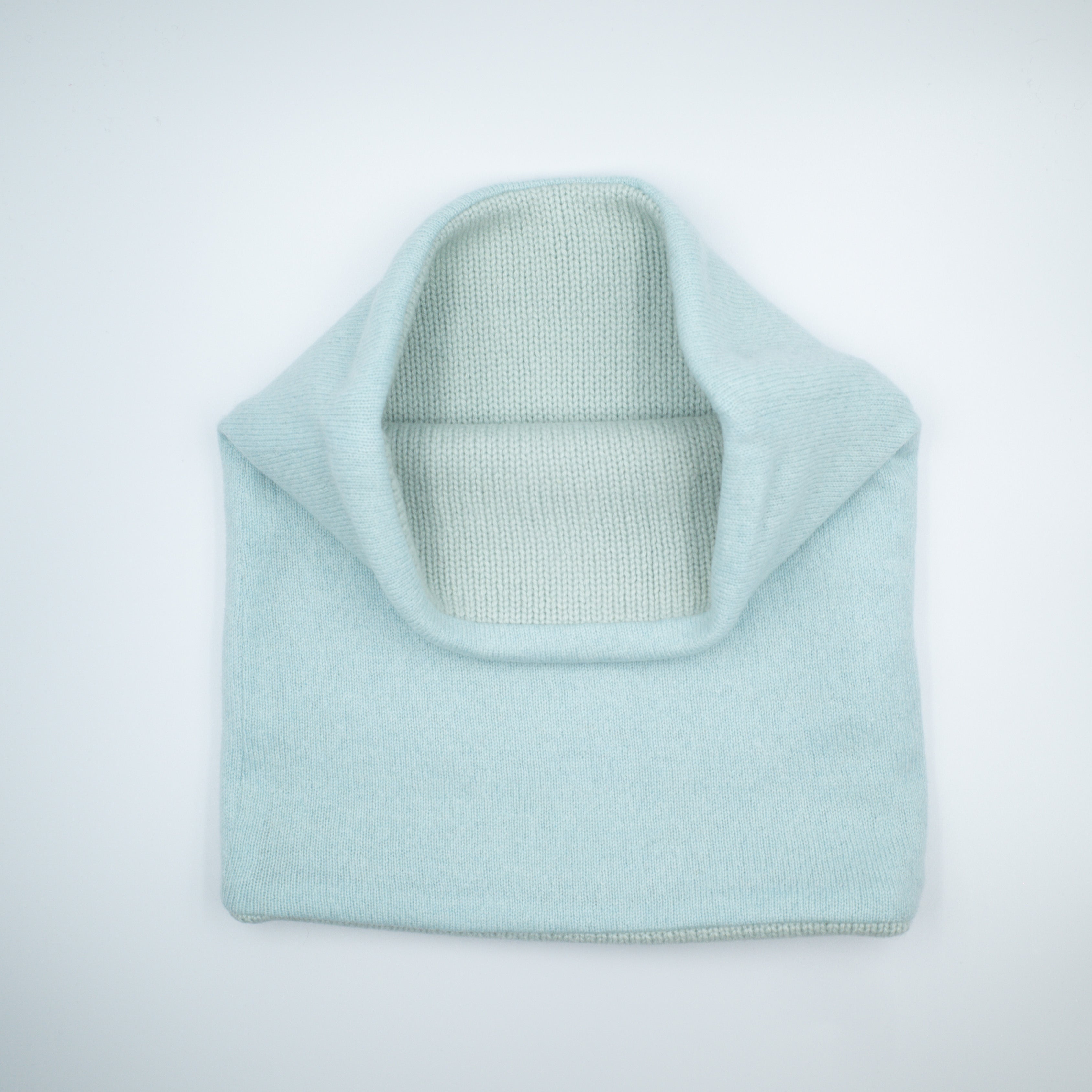 Pale Mint Green Luxury Double Layered Snood