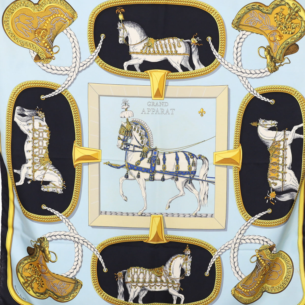 Hermès Grand Apparat Silk Scarf
