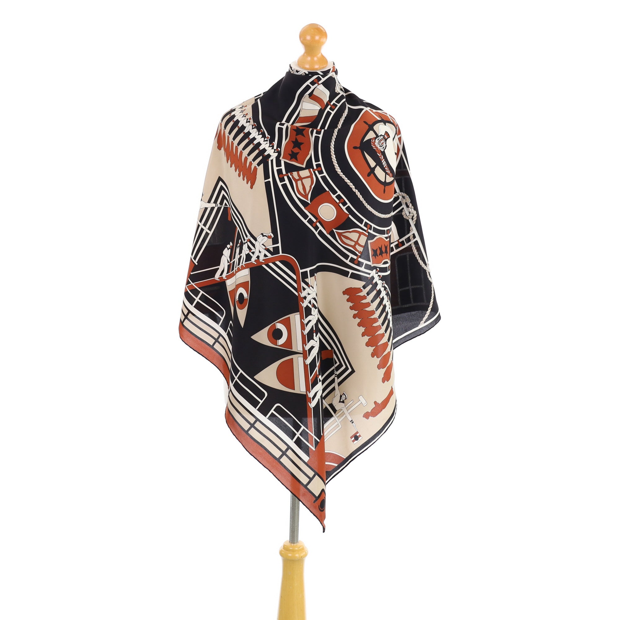 Manolo Borromeo Italian Vintage Silk Scarf
