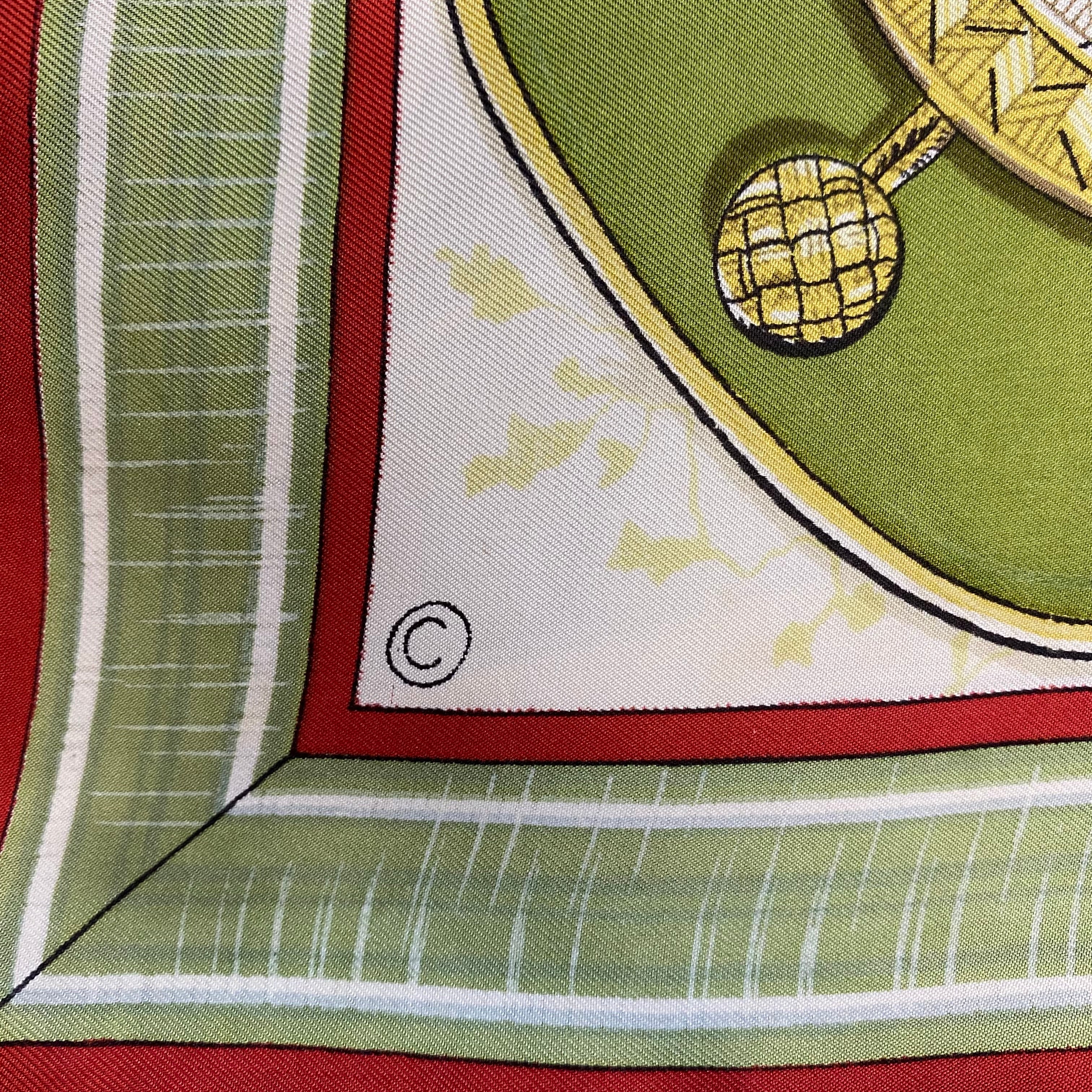 Hermès Sommeurs De Trompe Silk Scarf Very Rare