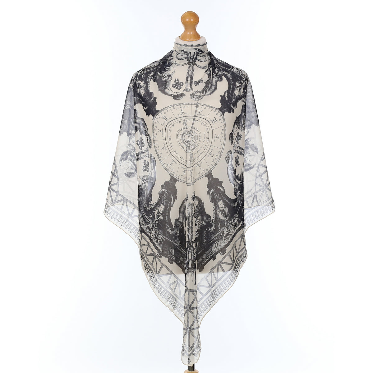 Brand New Timney Zodiac Design Silk Scarf