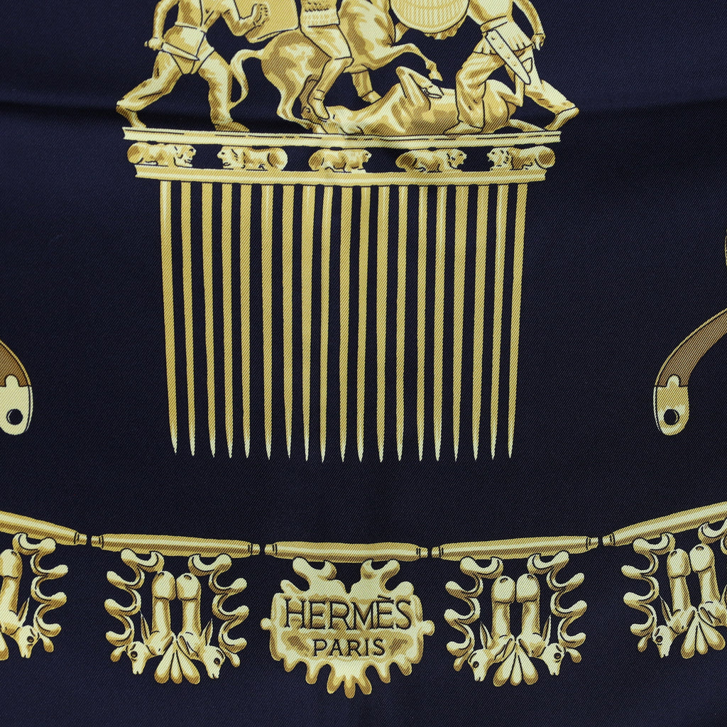 Hermès Les Cavaliers D’or Silk Scarf