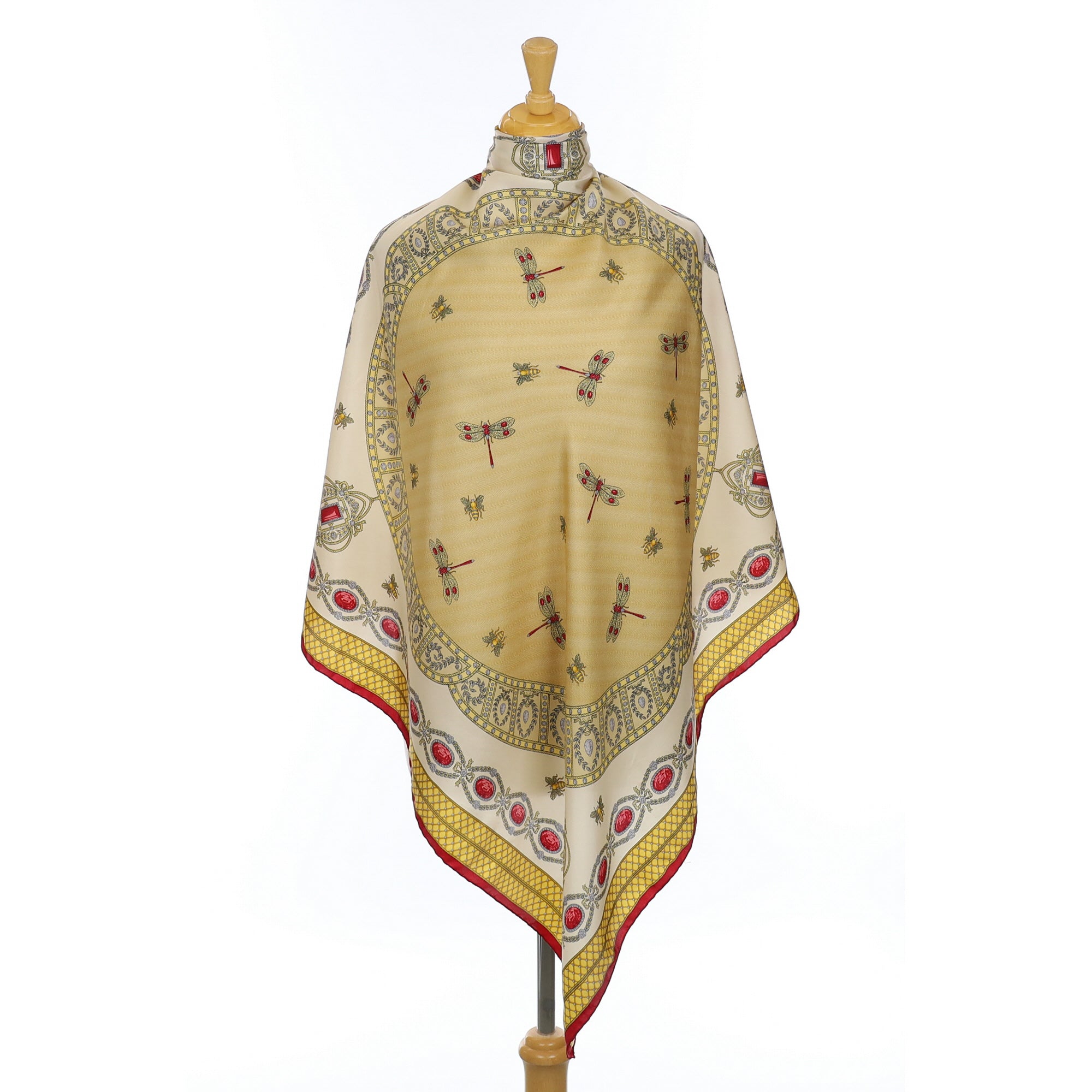 Immaculately Fabergé Designer Silk Scarf